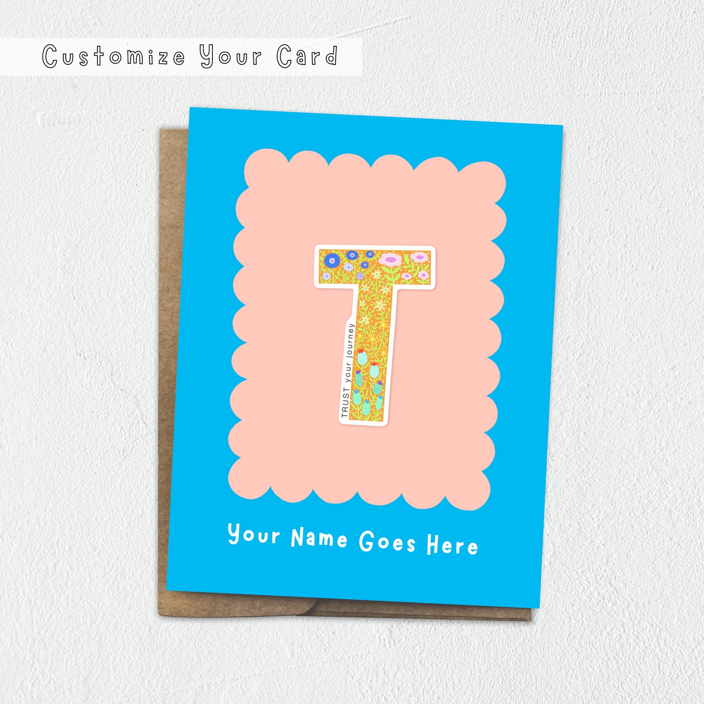 Customized Sticker Greeting Cards
