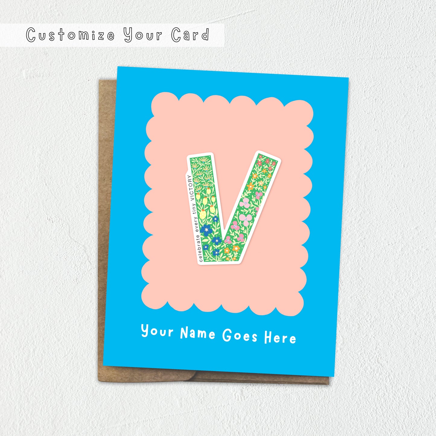 Customized Sticker Greeting Cards