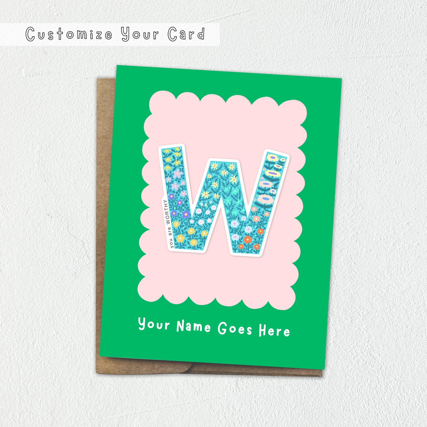 Customized Sticker Greeting Cards