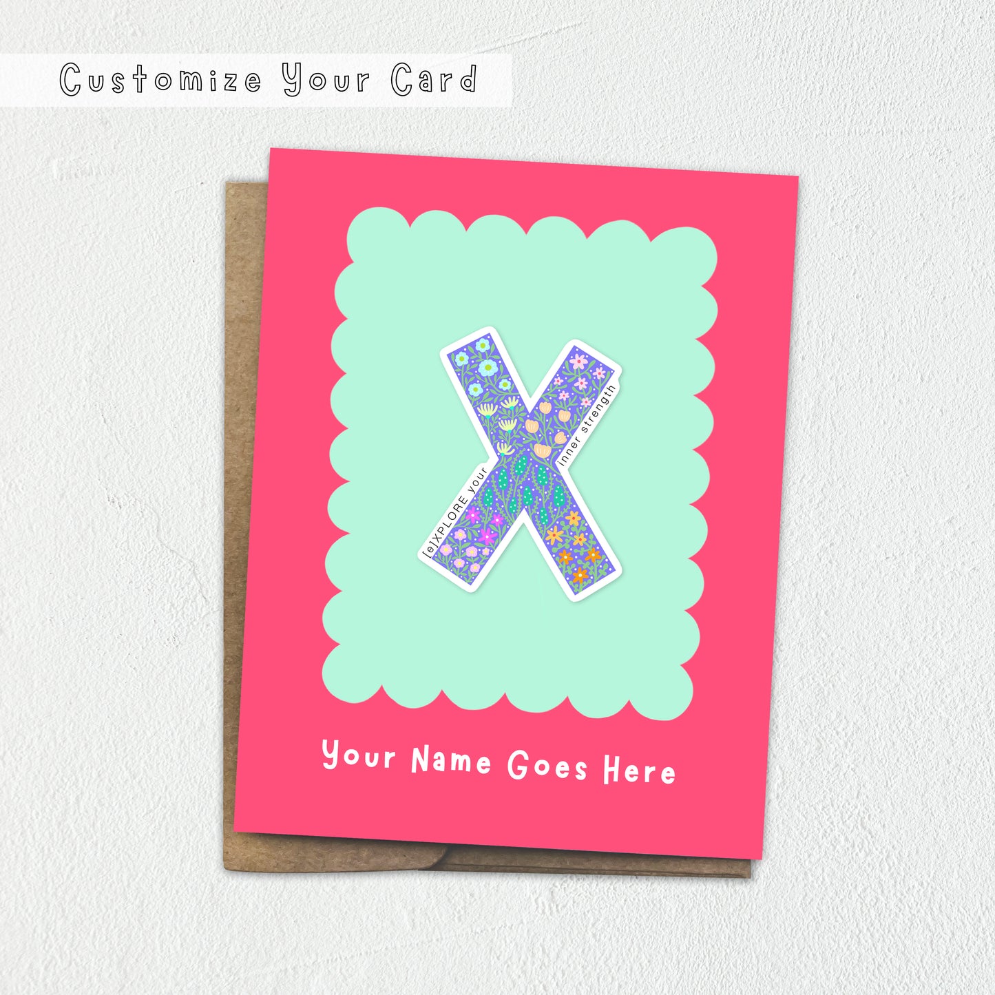Customized Sticker Greeting Cards