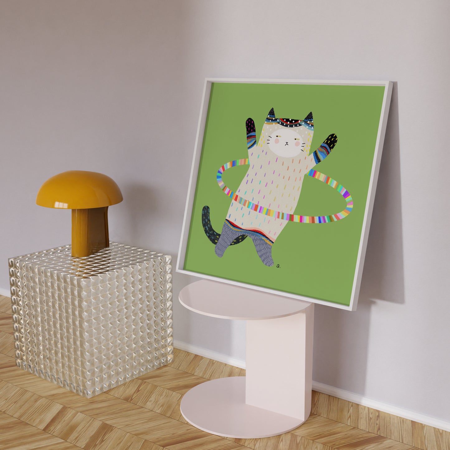 Loop of Positivity - Square Poster