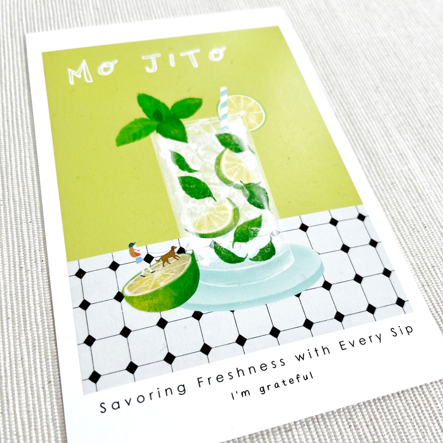 Mojito – Thankful Table Postcard
