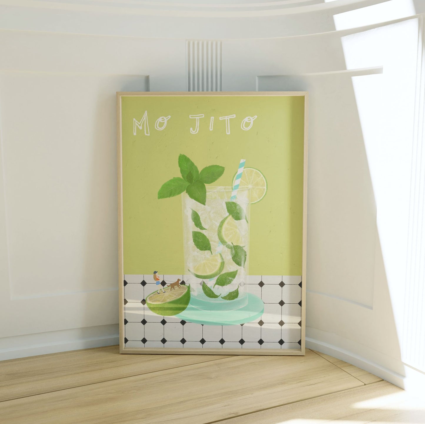 Mojito Poster Minimal Style Mockup Image 01