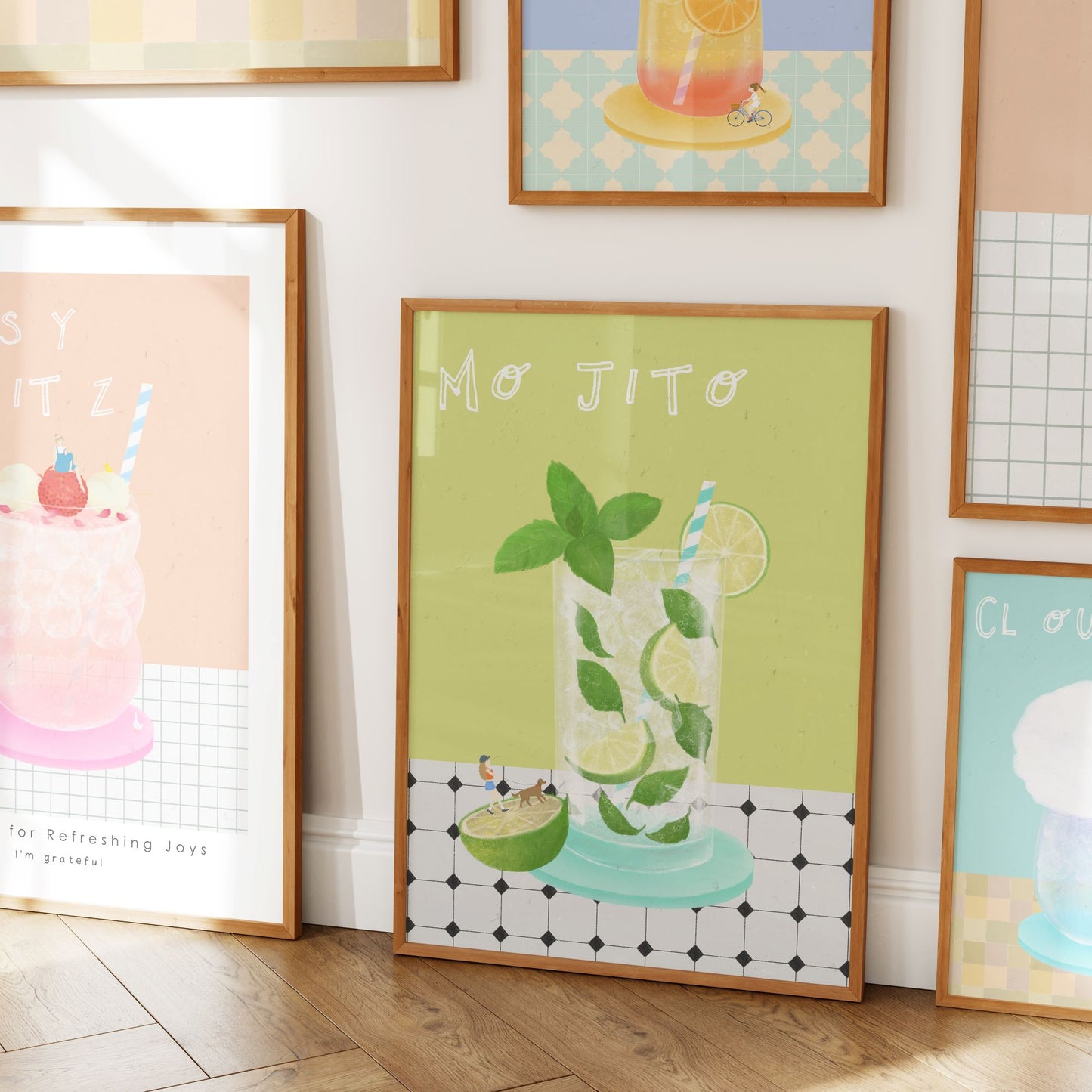 Mojito Poster Minimal Style Mockup Image 04