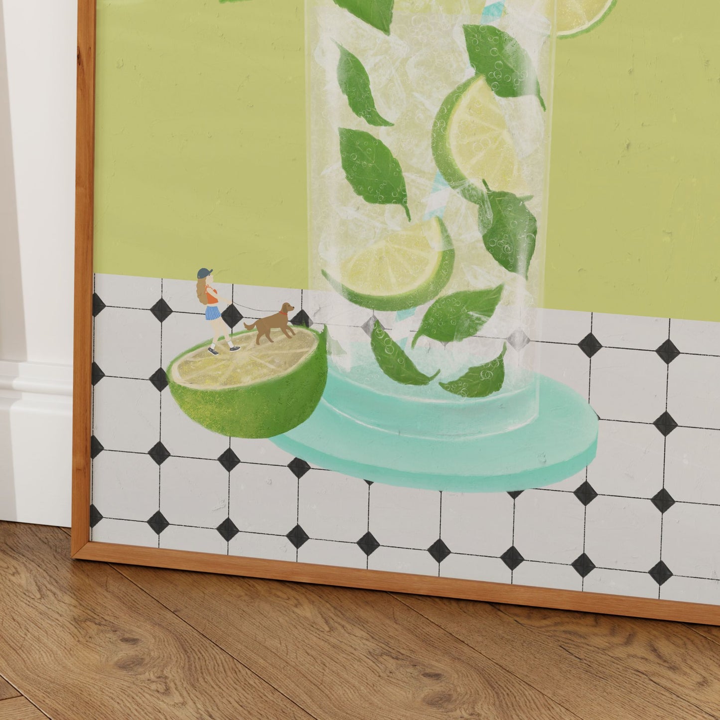 Mojito Poster Minimal Style Mockup Image 05