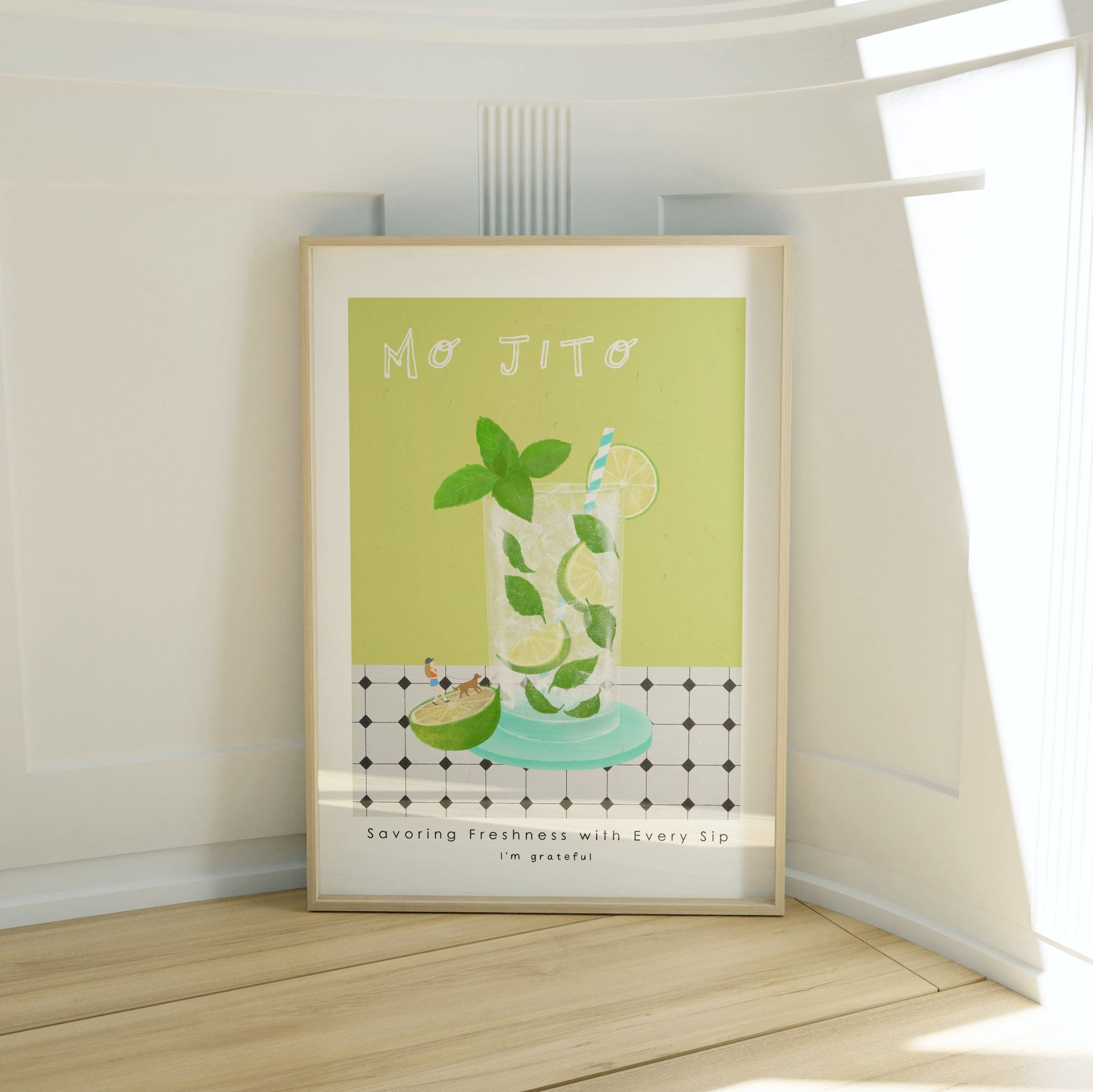 Mojito Poster Mockup Image 01