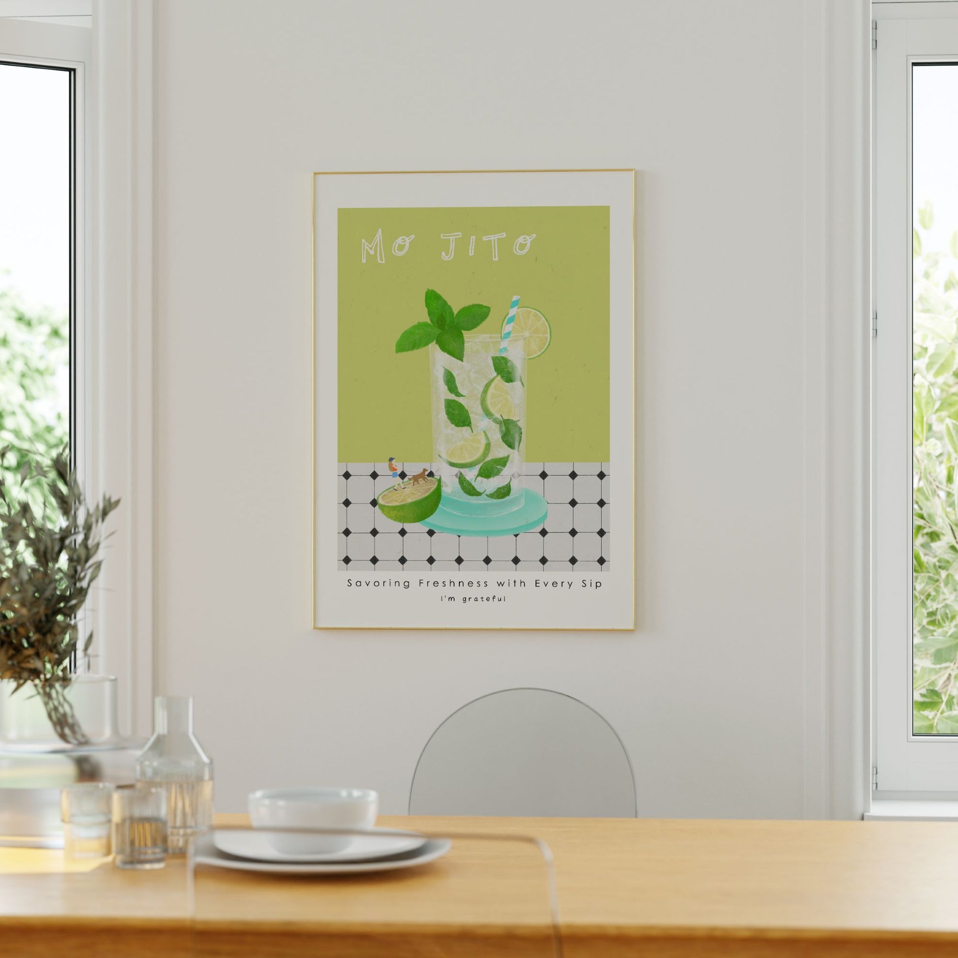 Mojito Poster Mockup Image 02