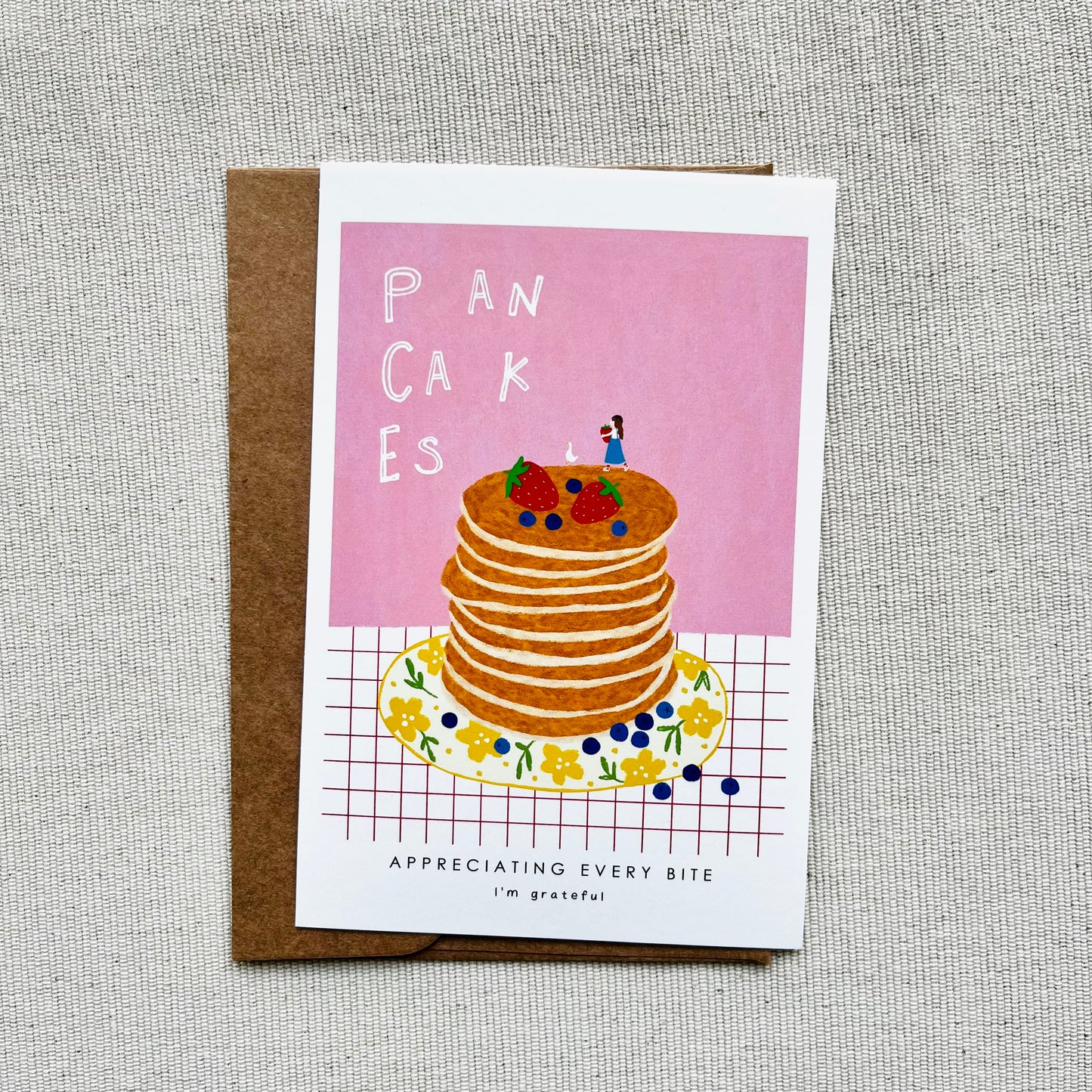 Thankful Table - Pancakes Postcard