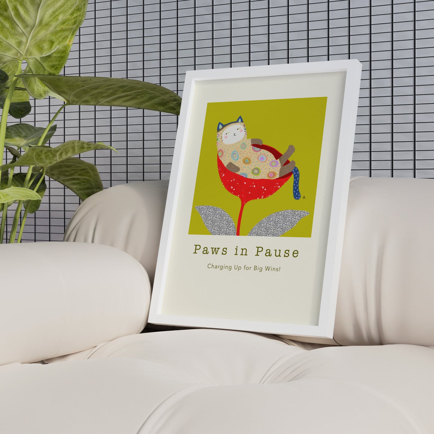 Paws in Pause - Portrait Poster
