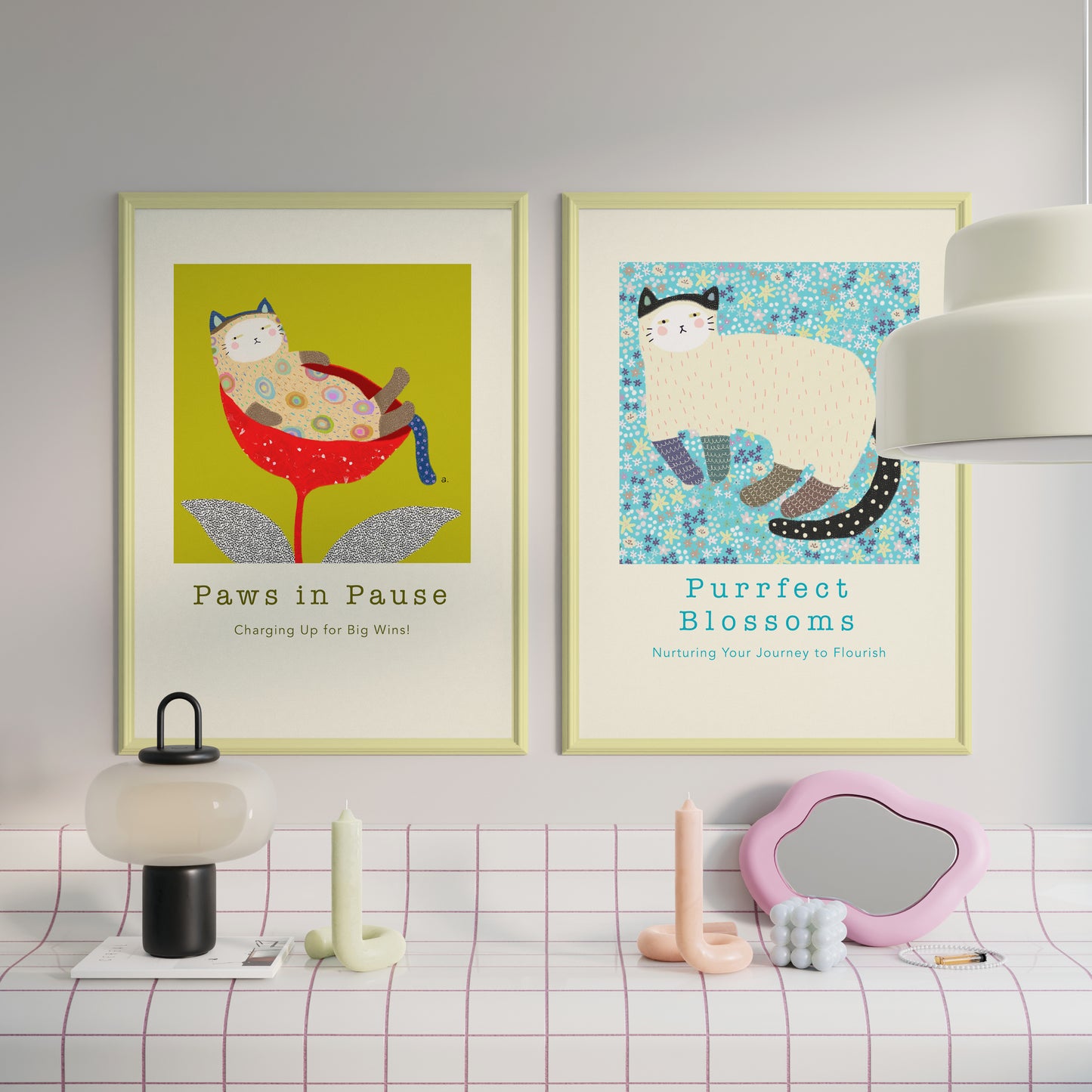 Paws in Pause - Portrait Poster