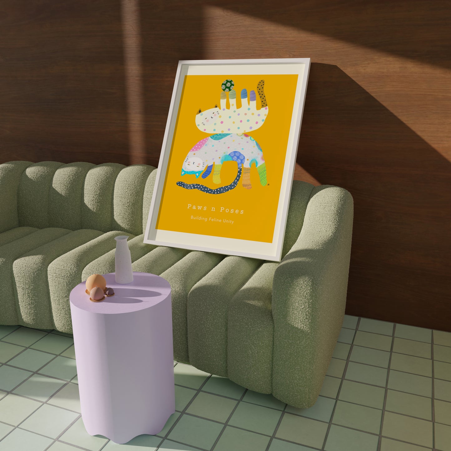 Paws n Poses - Portrait Poster