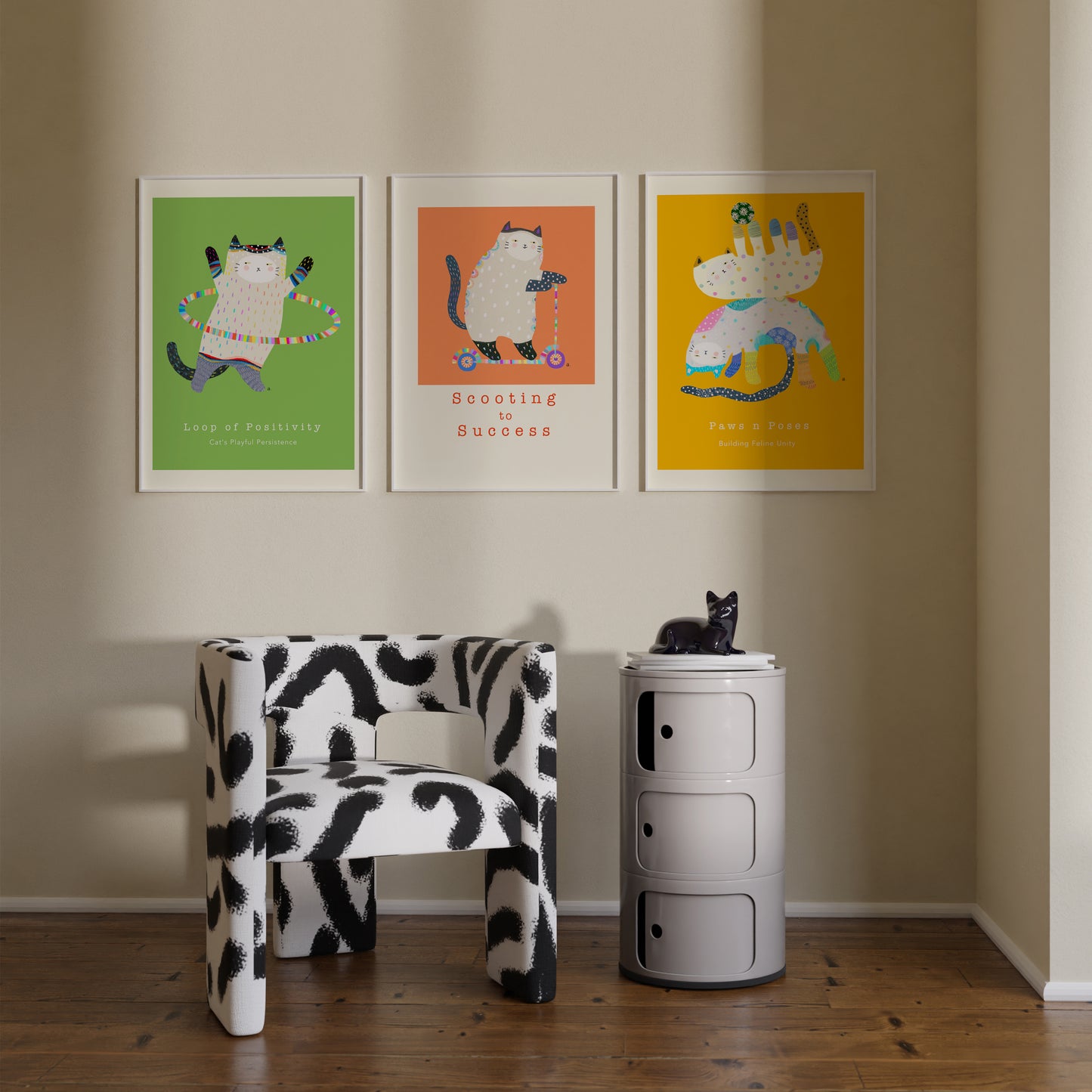 Paws n Poses - Portrait Poster