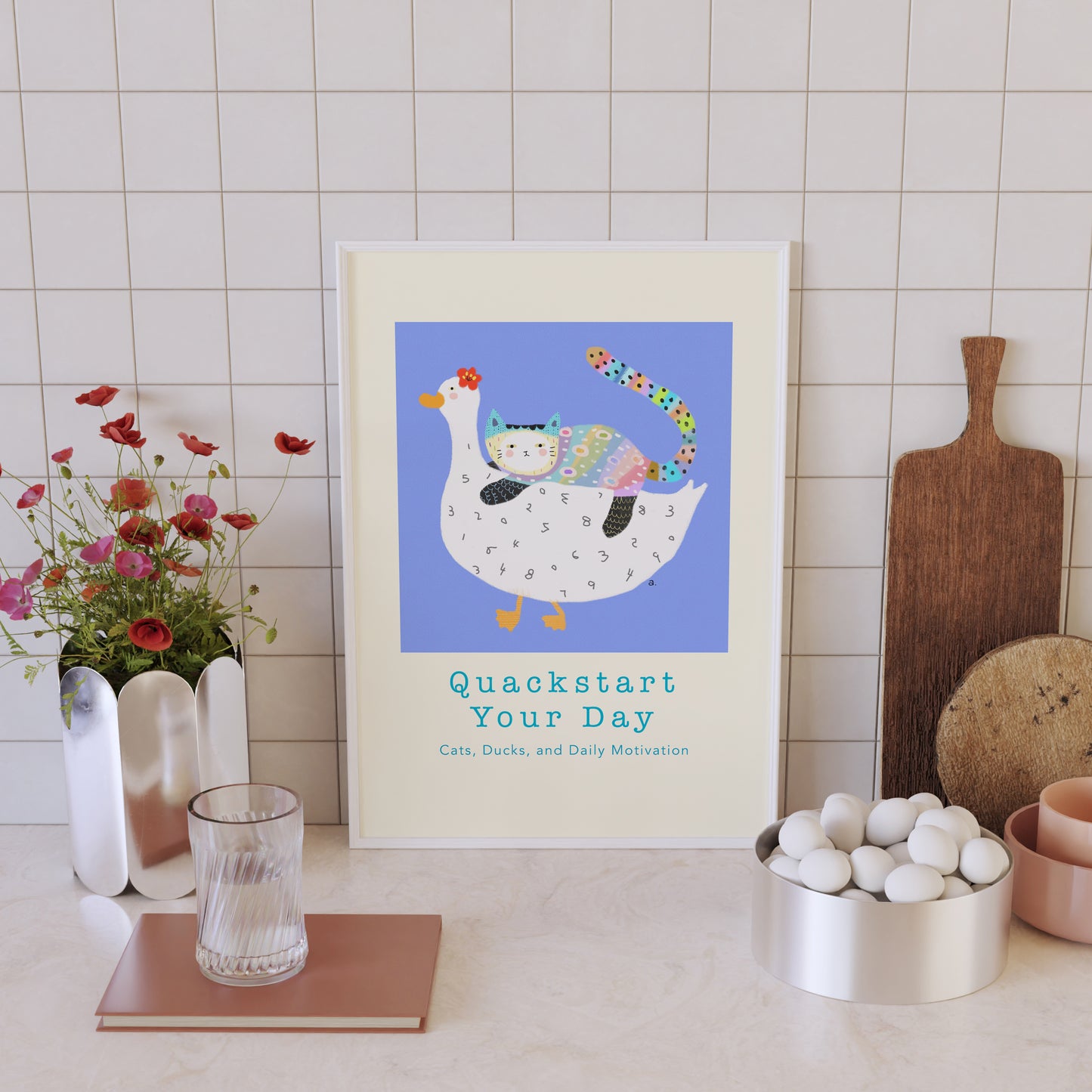 Quarkstart Your Day - Portrait Poster