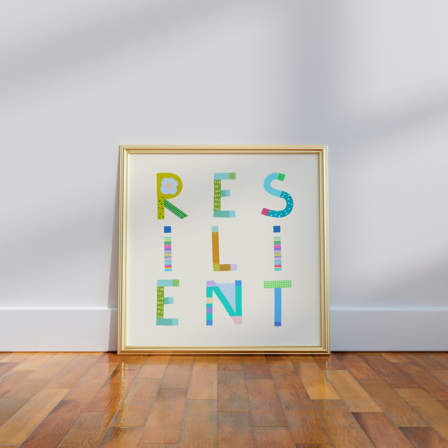 Resilient Poster (Cream White) – Pick Pop Prints