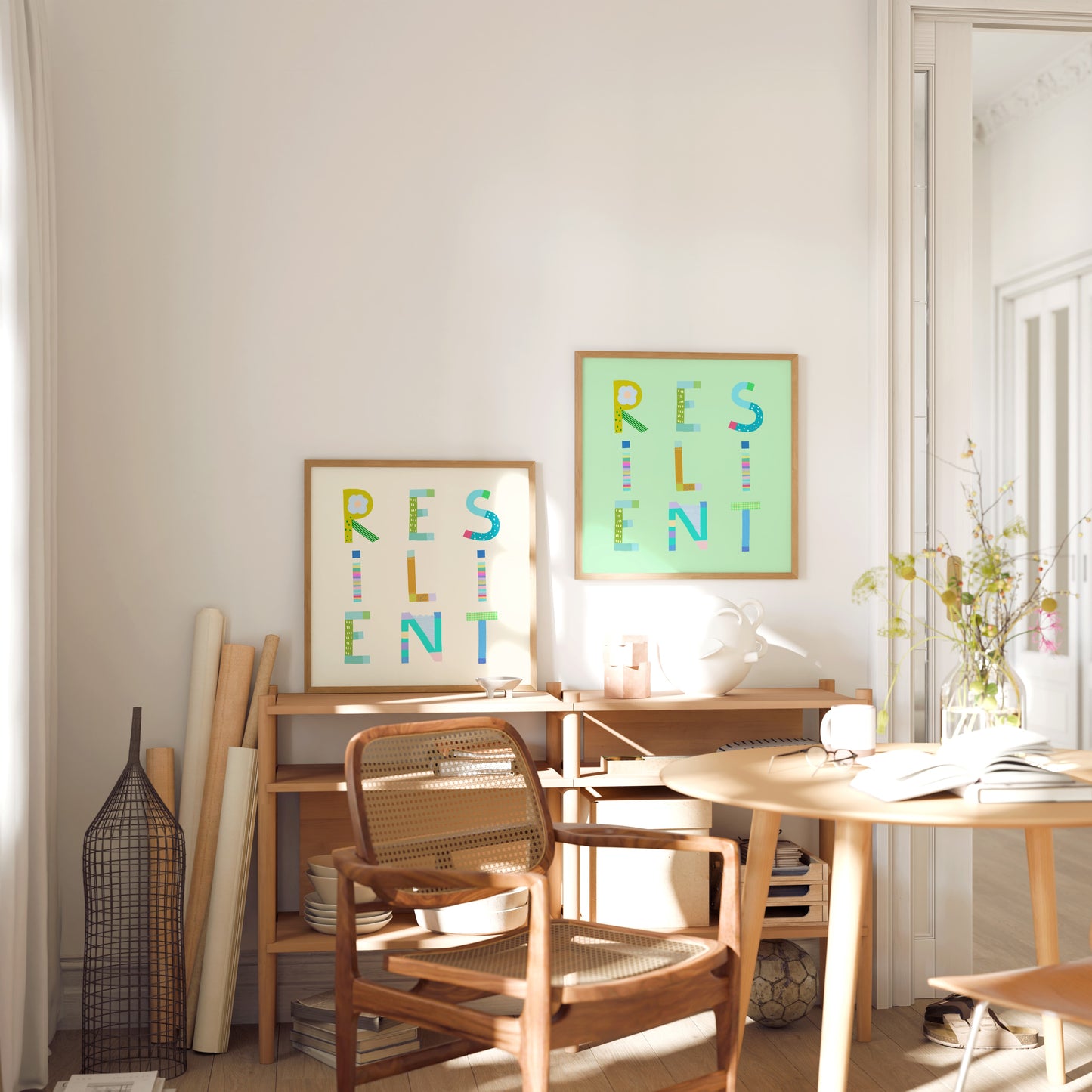 Resilient Poster (Cream White) – Pick Pop Prints