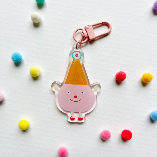 Rosy Scoop – haPPy scOOp Keychain