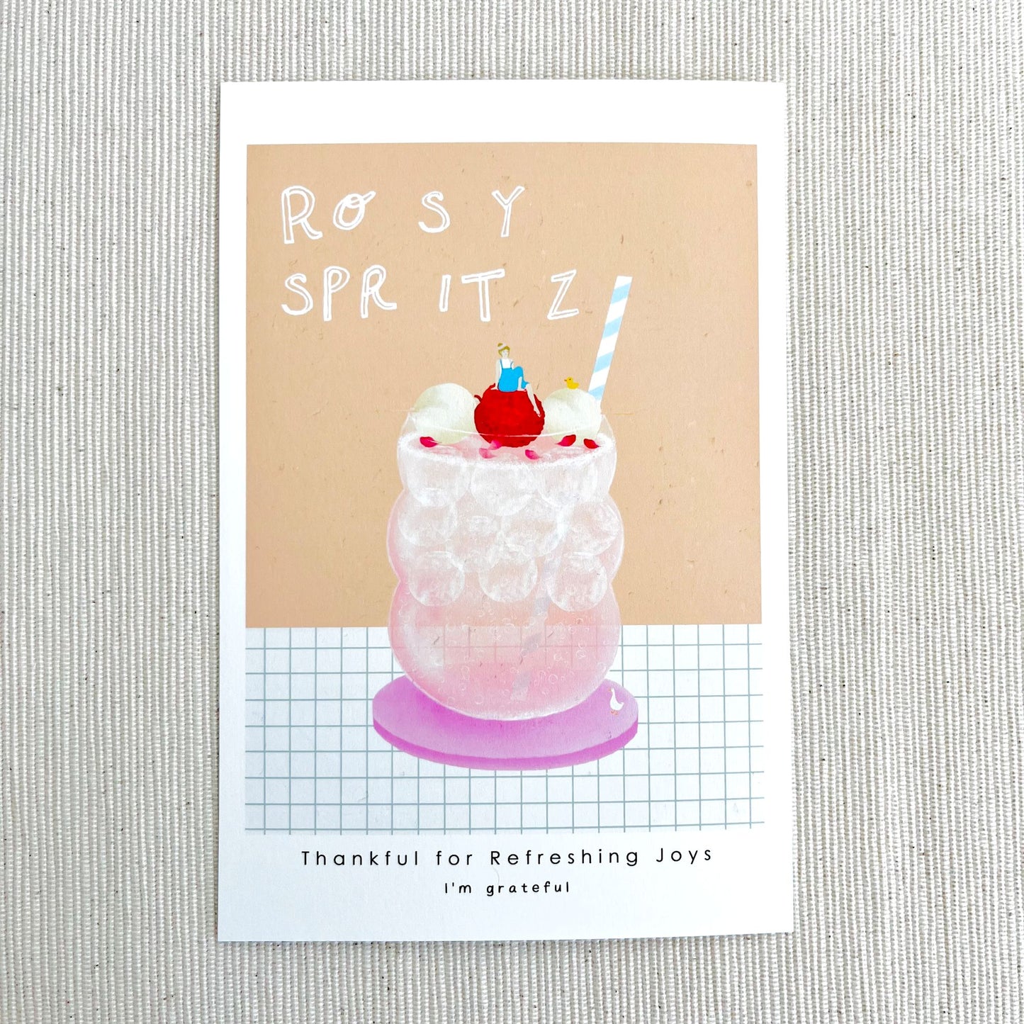Rosy Spritz – Thankful Table Postcard