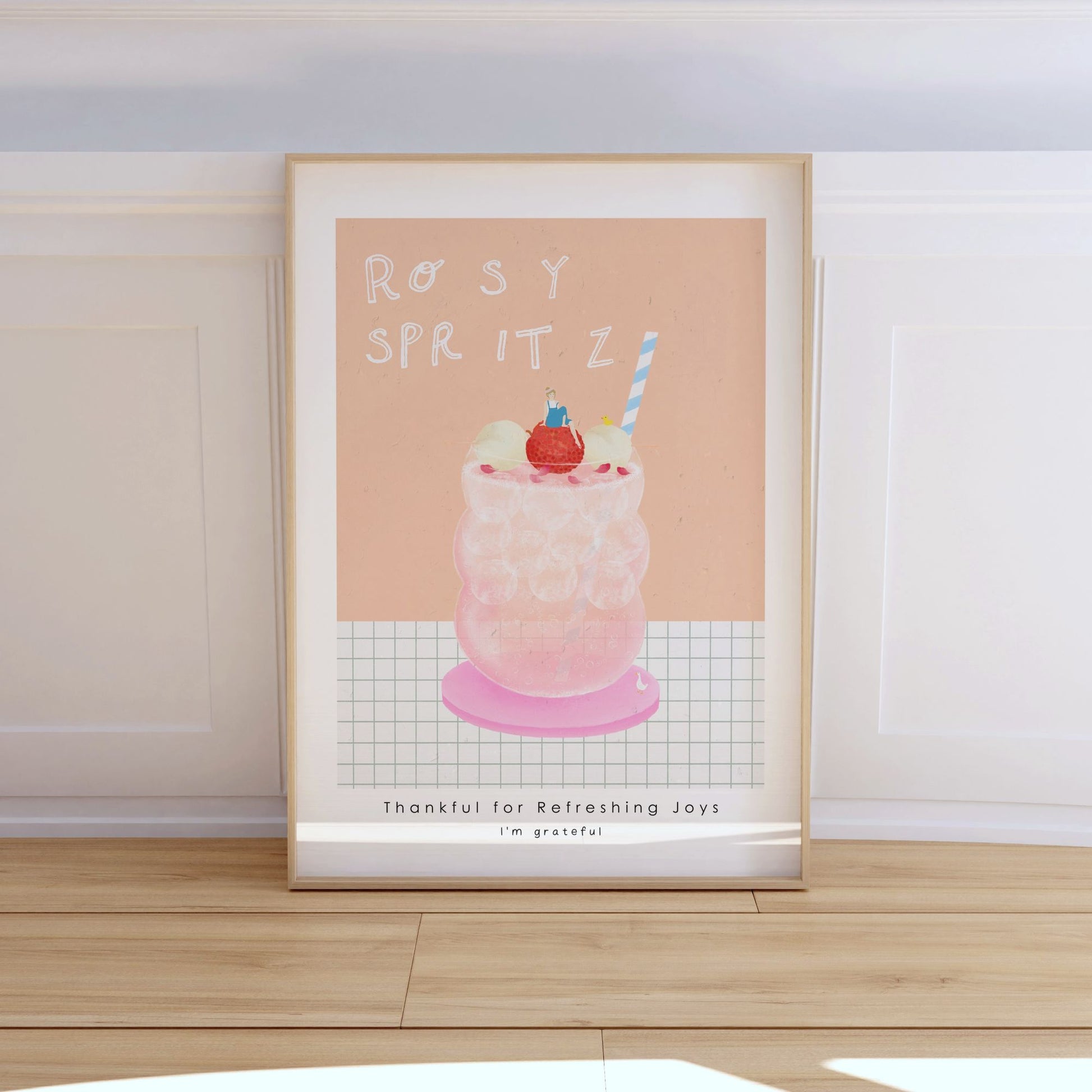 Rosy Spritz Poster Mockup Image 01