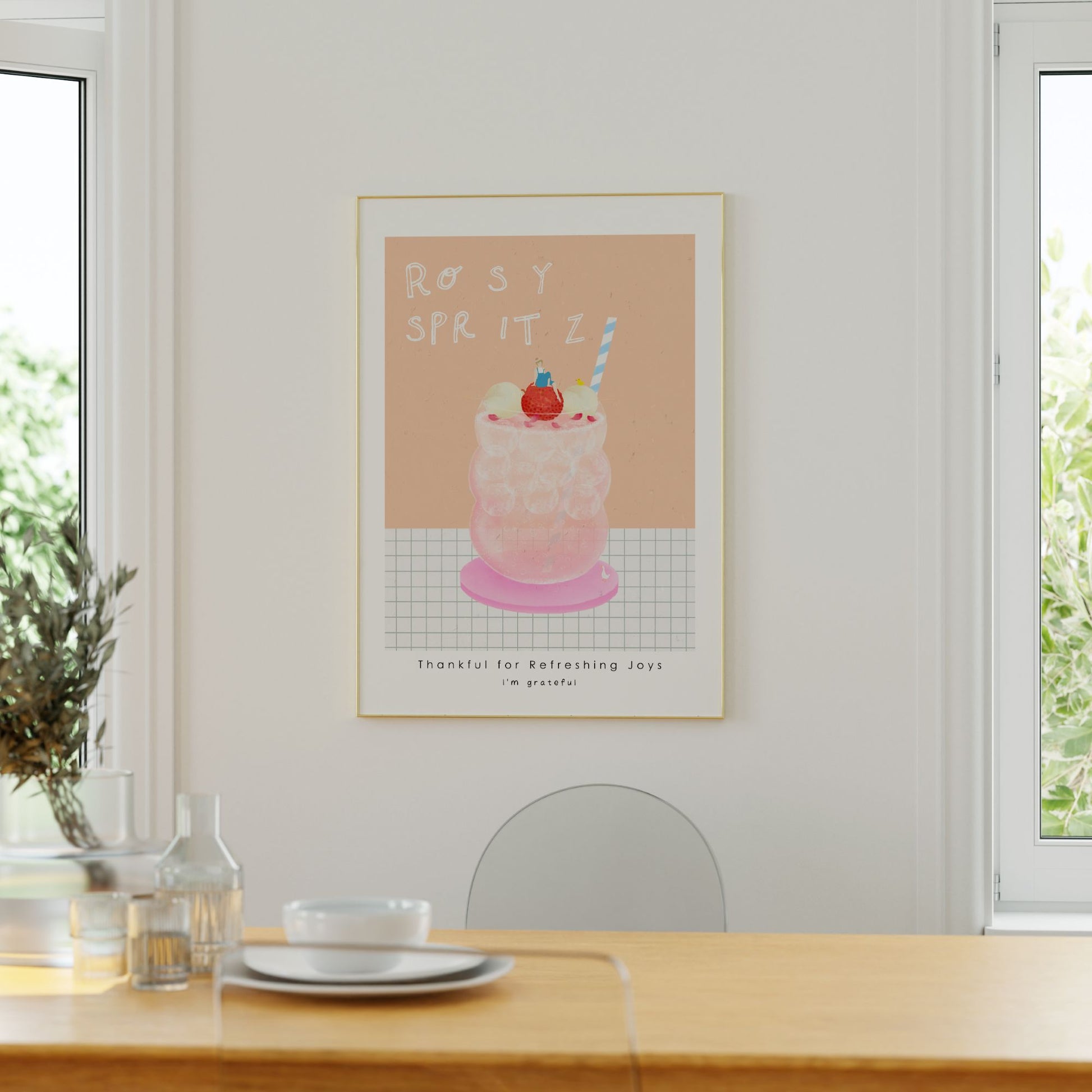 Rosy Spritz Poster Mockup Image 02