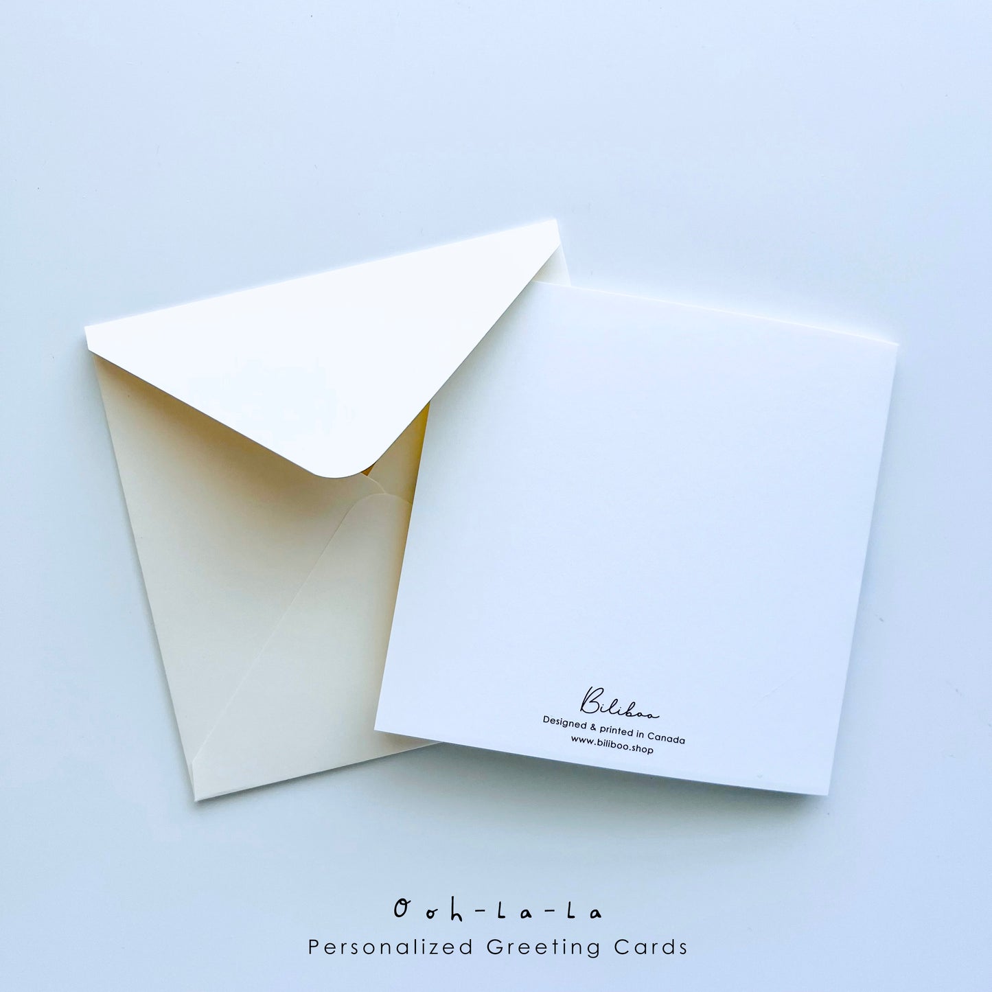 Ooh-La-La Personalized Greeting Card