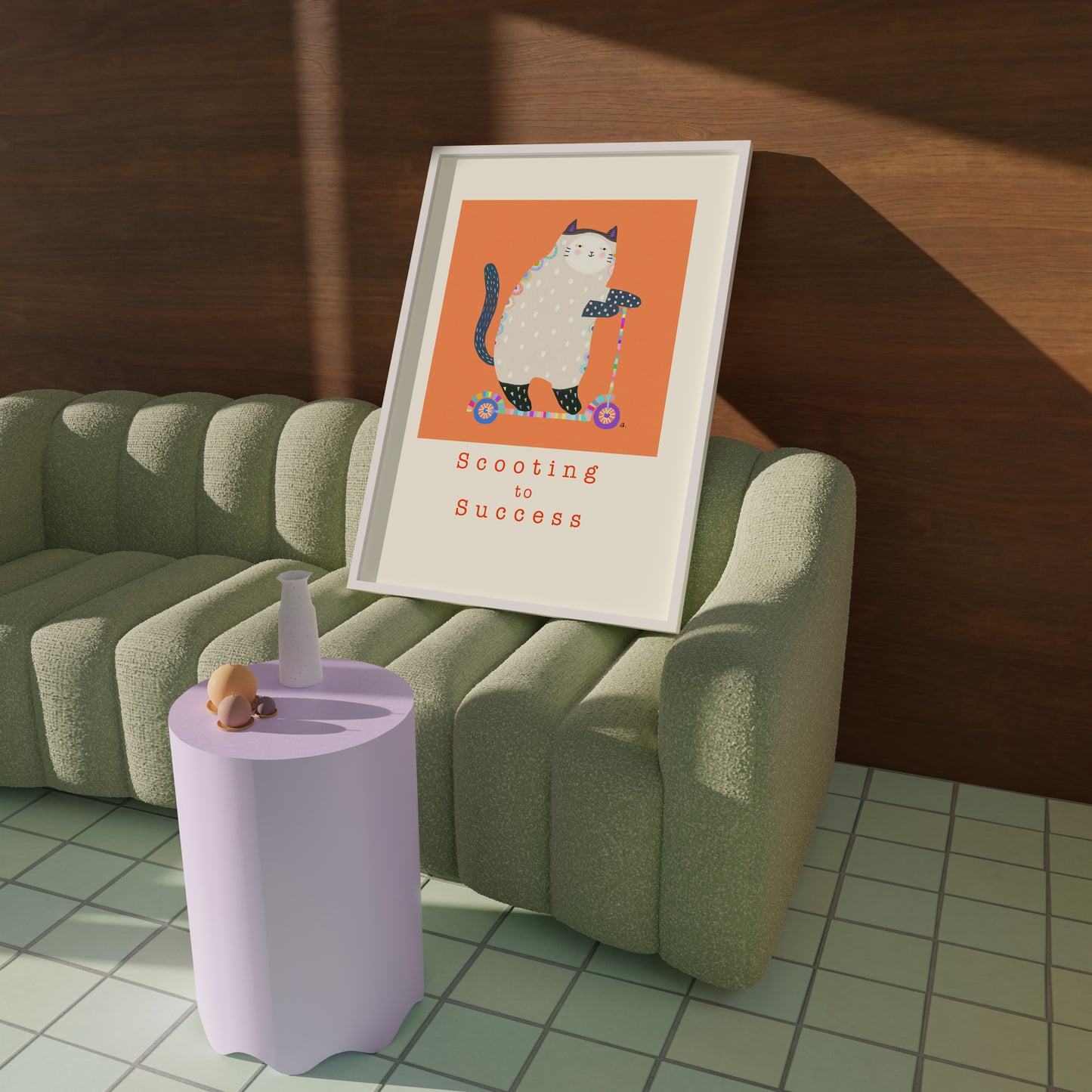 Scooting to Success - Portrait Poster