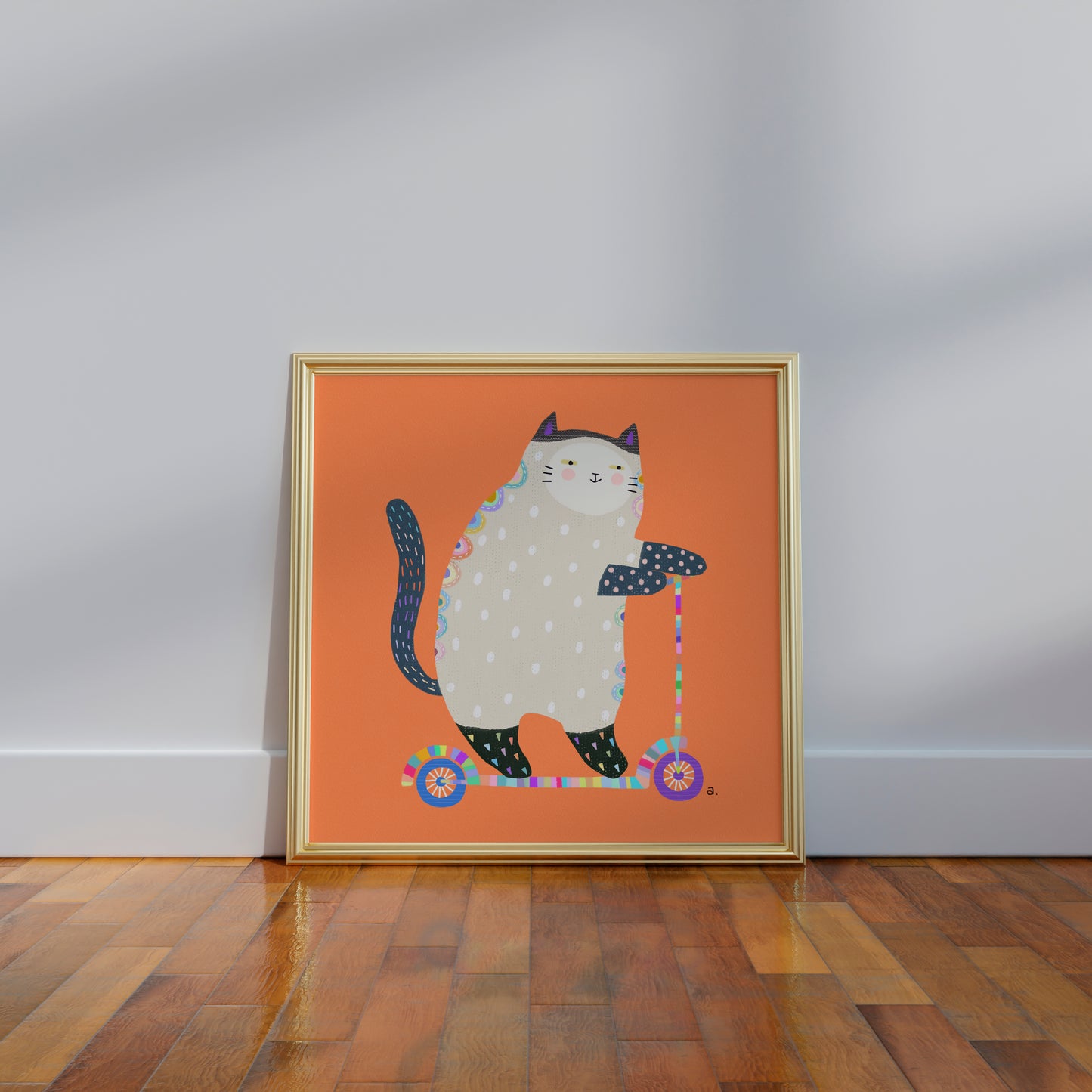 Scooting to Success - Square Poster