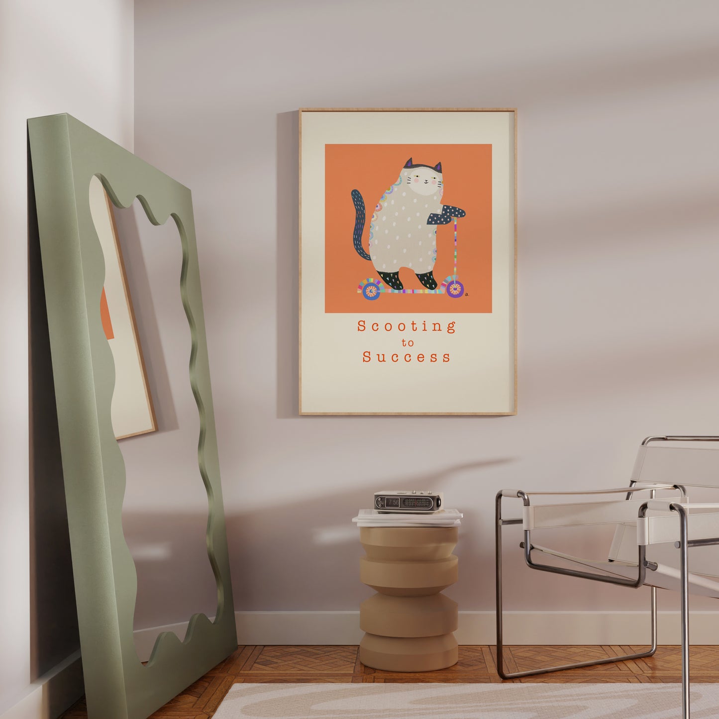 Scooting to Success - Portrait Poster