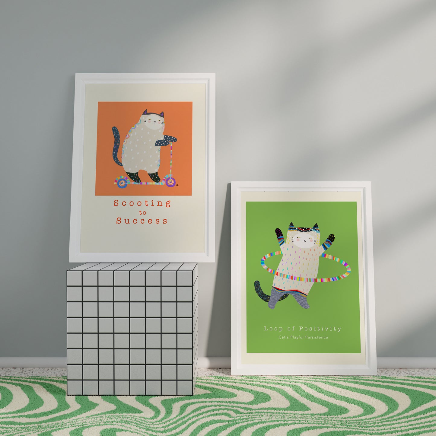 Scooting to Success - Portrait Poster