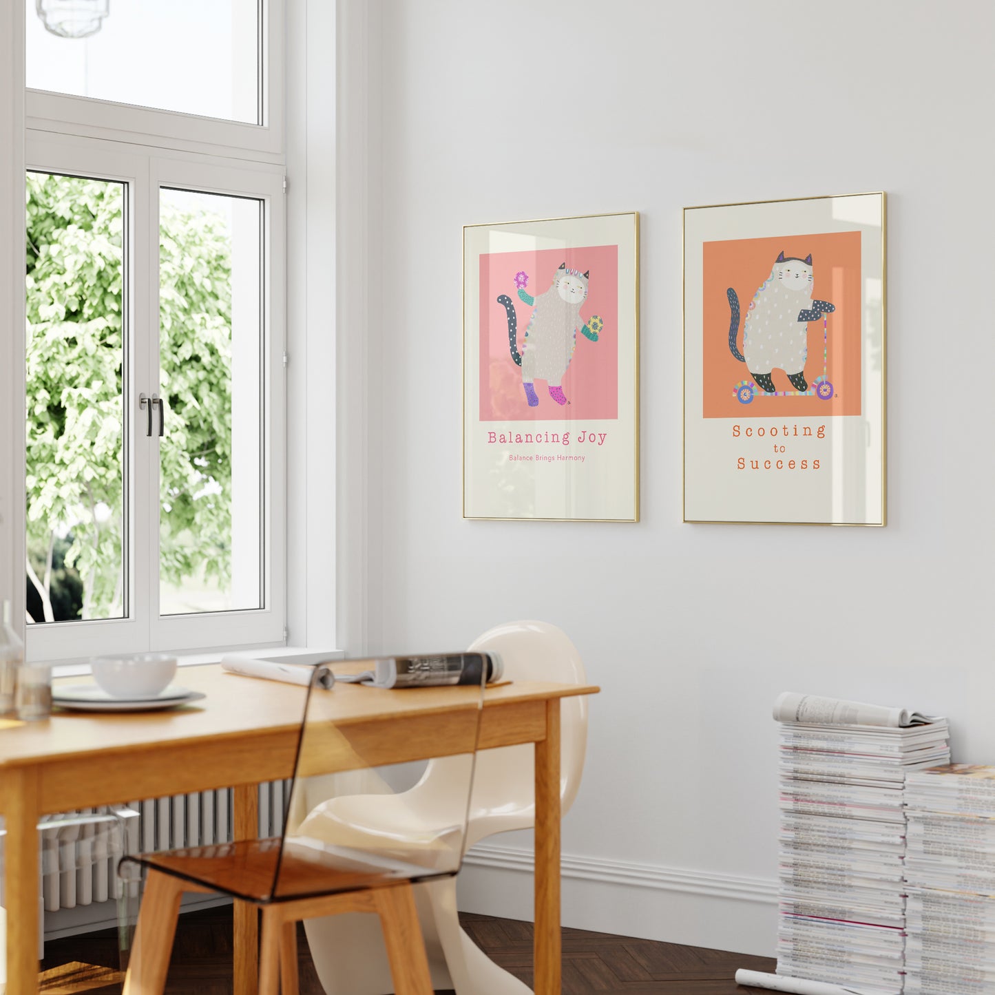 Scooting to Success - Portrait Poster