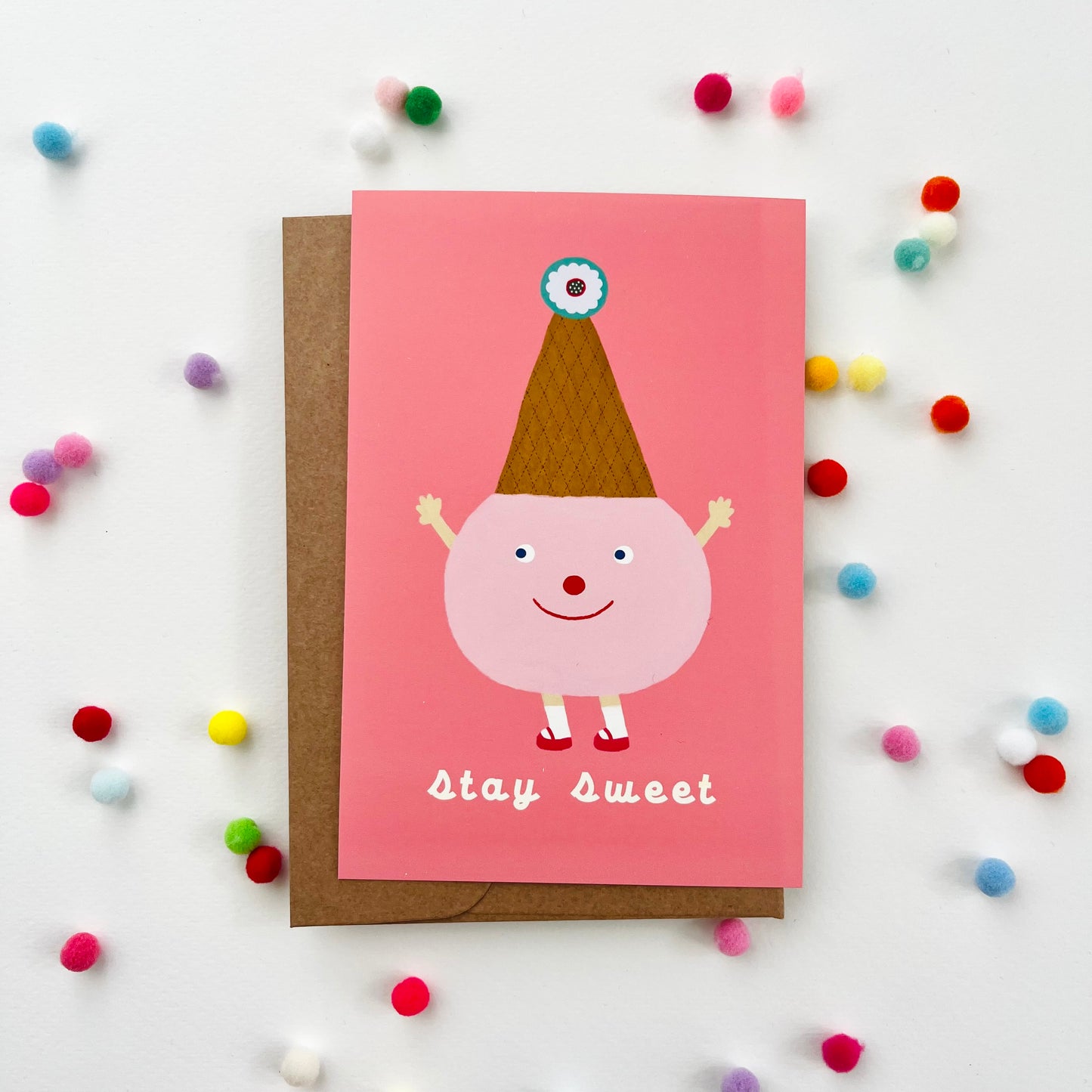 Stay Sweet – haPPy scOOp Postcard