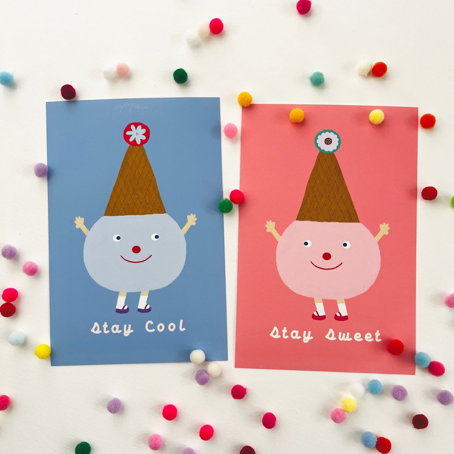 Stay Sweet – haPPy scOOp Postcard