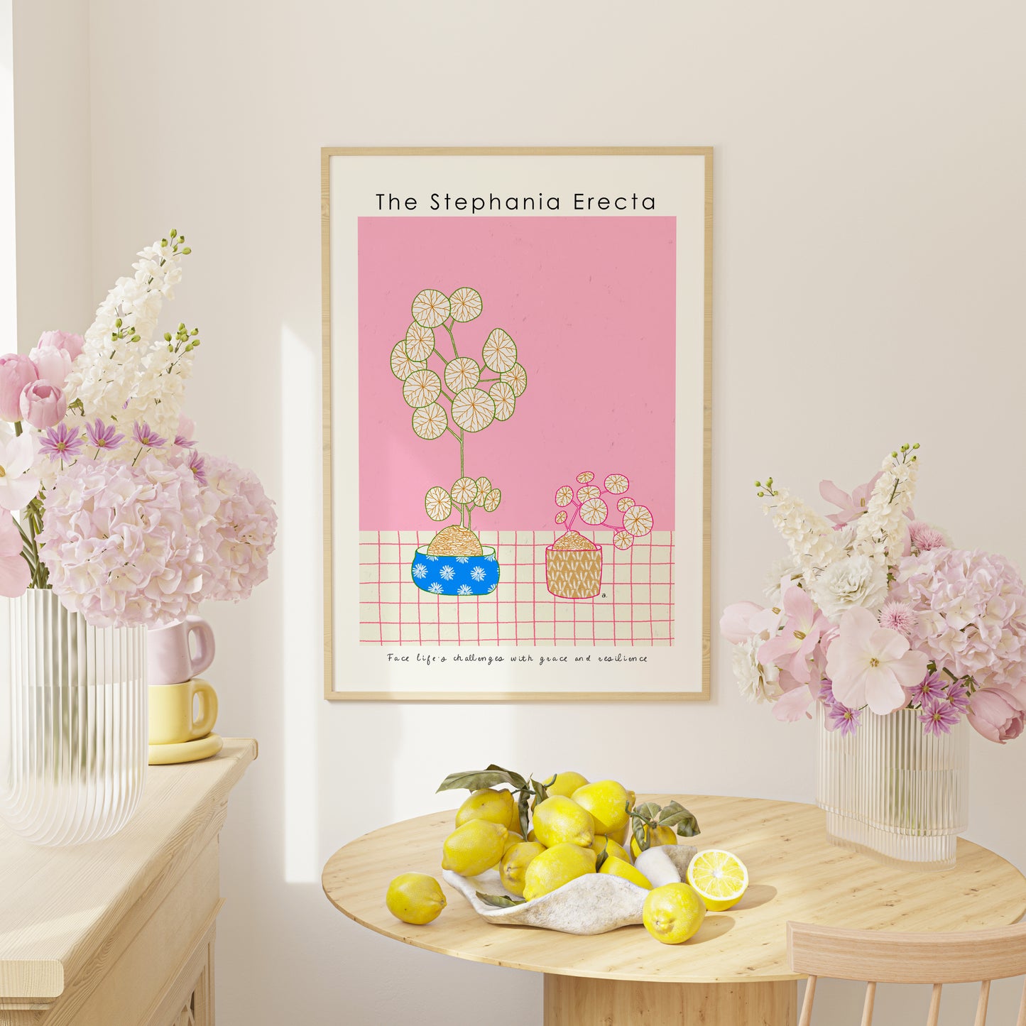 The Stephania Erecta Poster | Shuu.Room Botanical Collection | Premium Quality