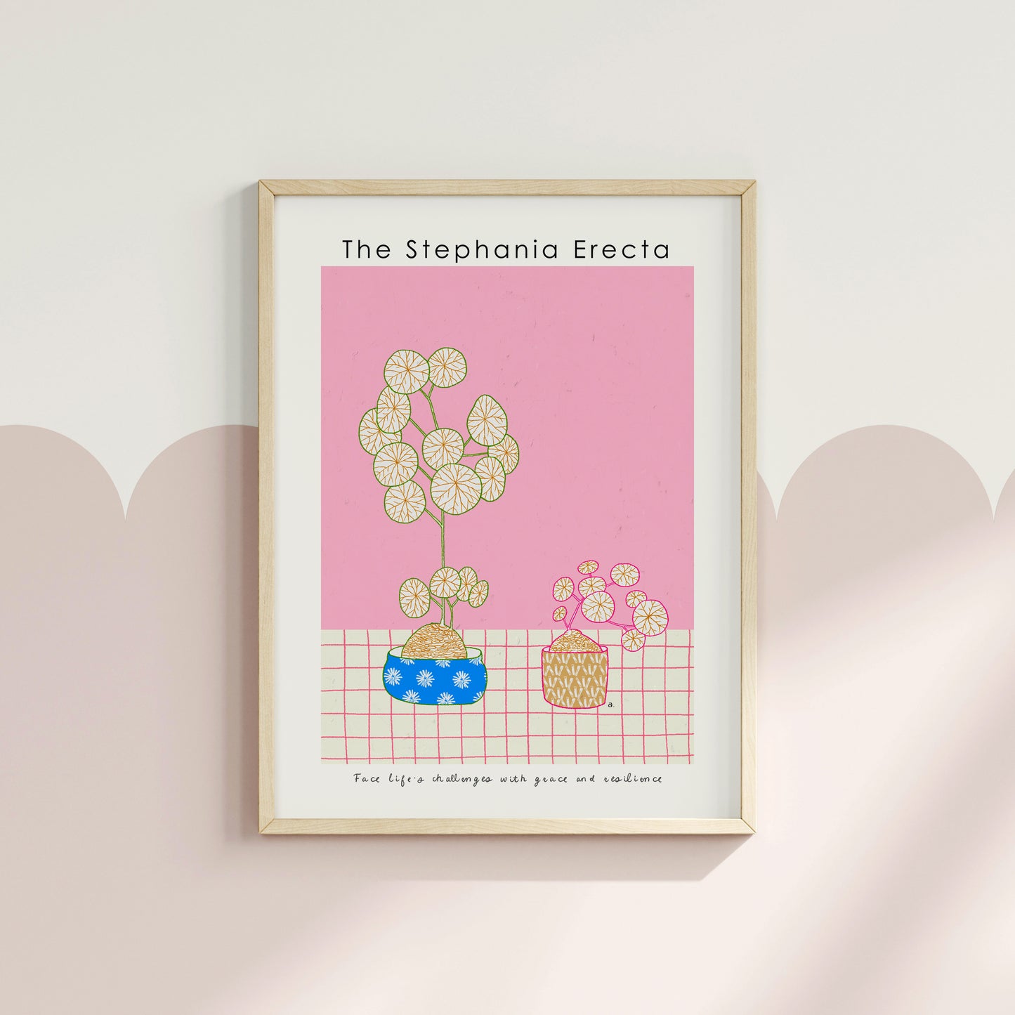 The Stephania Erecta Poster | Shuu.Room Botanical Collection | Premium Quality