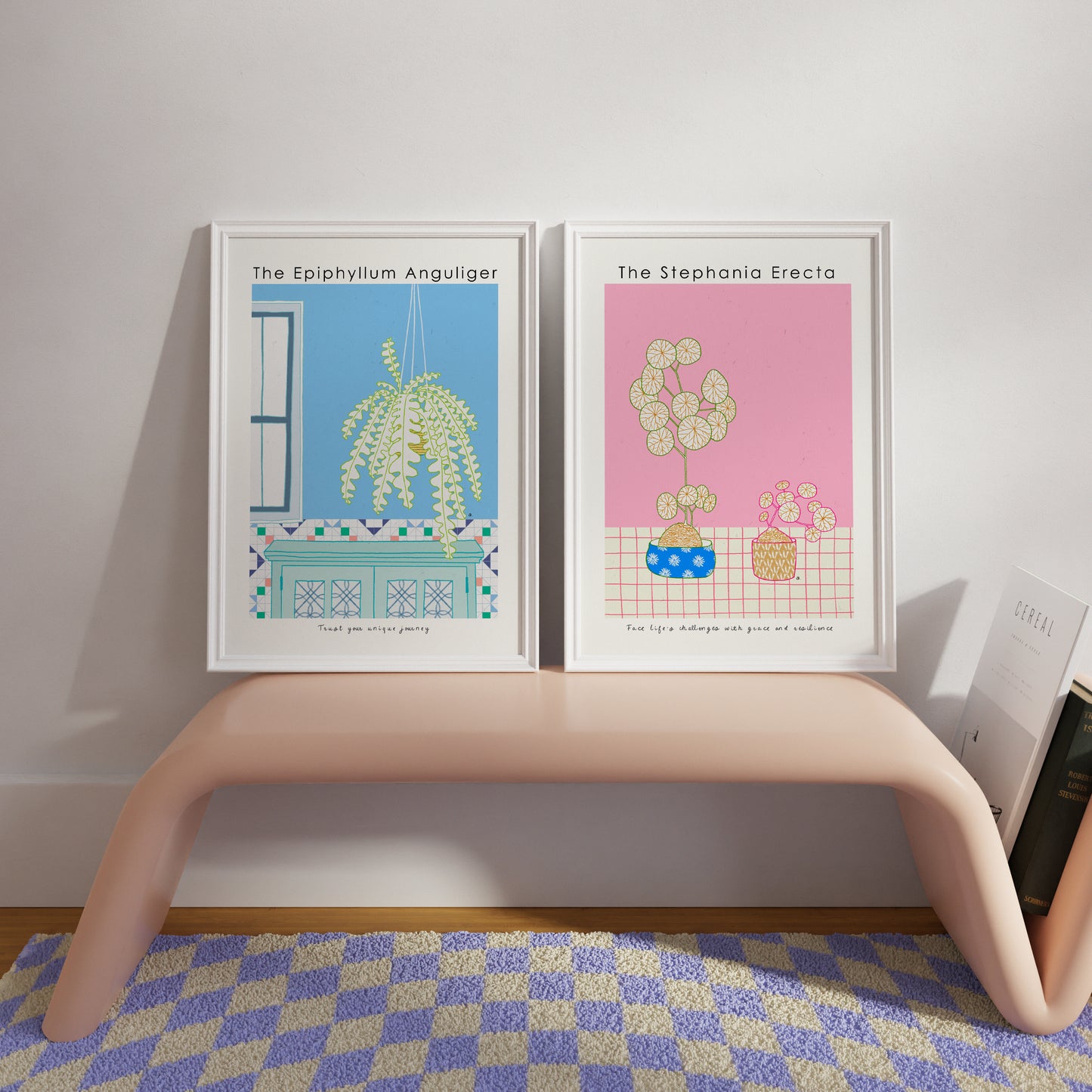 The Stephania Erecta Poster | Shuu.Room Botanical Collection | Premium Quality
