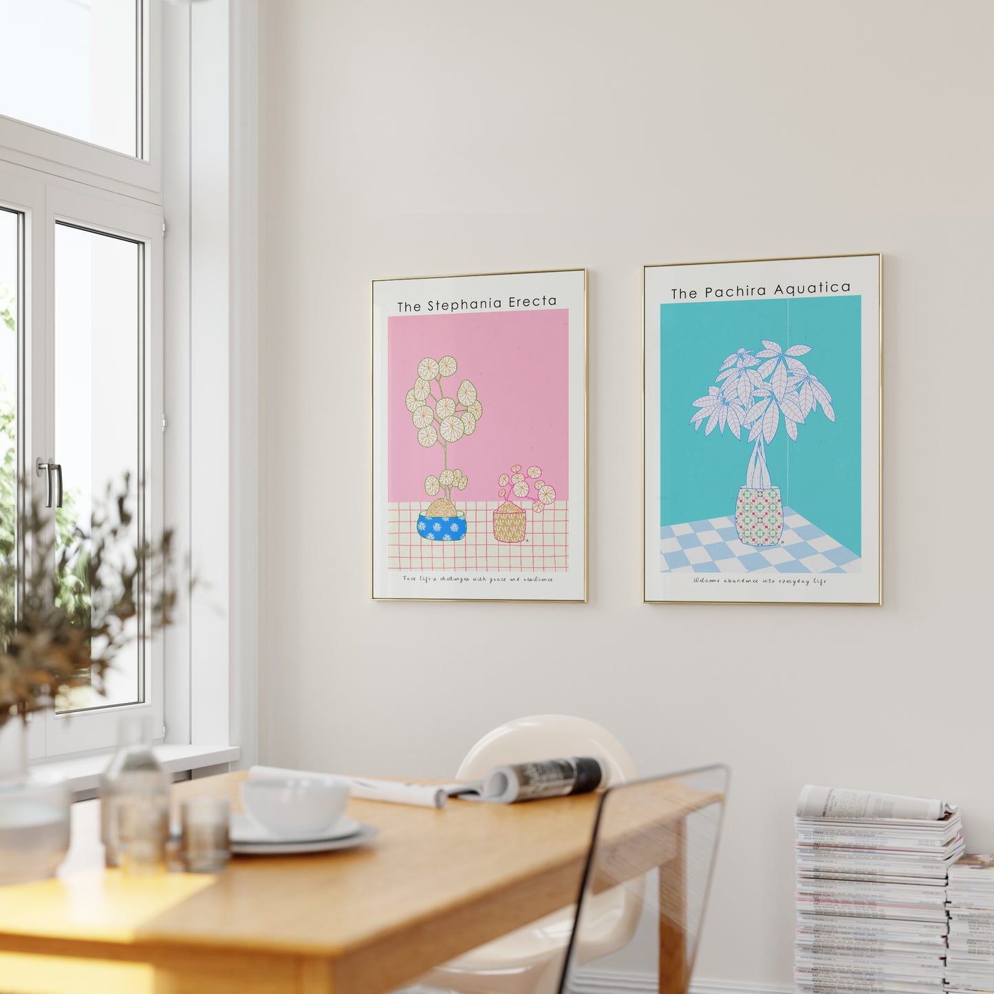 The Stephania Erecta Poster | Shuu.Room Botanical Collection | Premium Quality