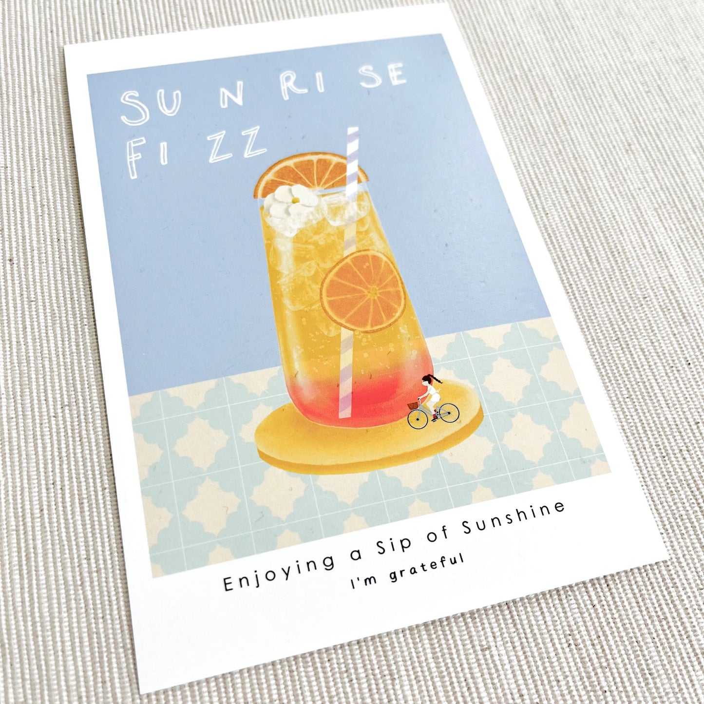 Sunrise Fizz – Thankful Table Postcard