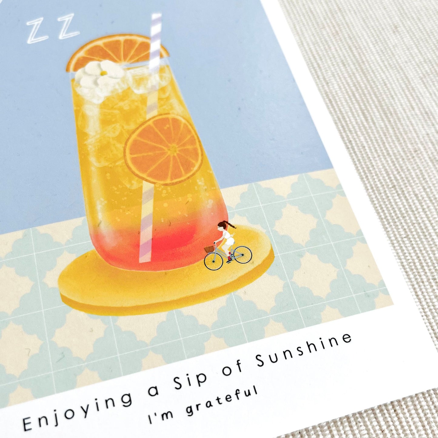 Sunrise Fizz – Thankful Table Postcard