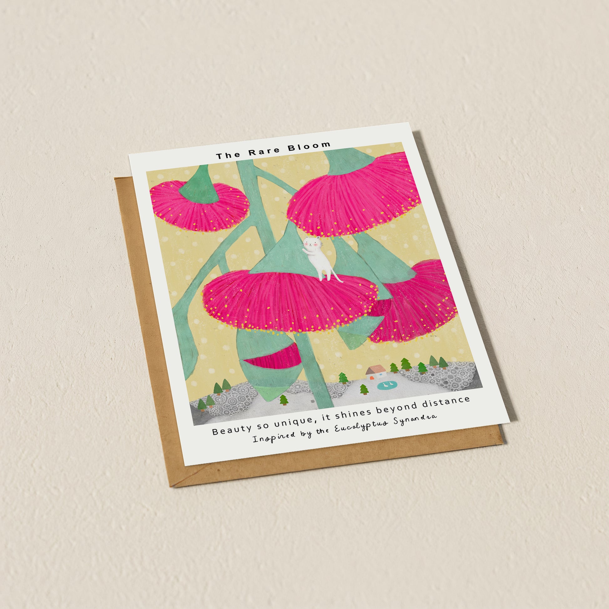 The Rare Bloom-Eucalyptus Synandra Postcard 02