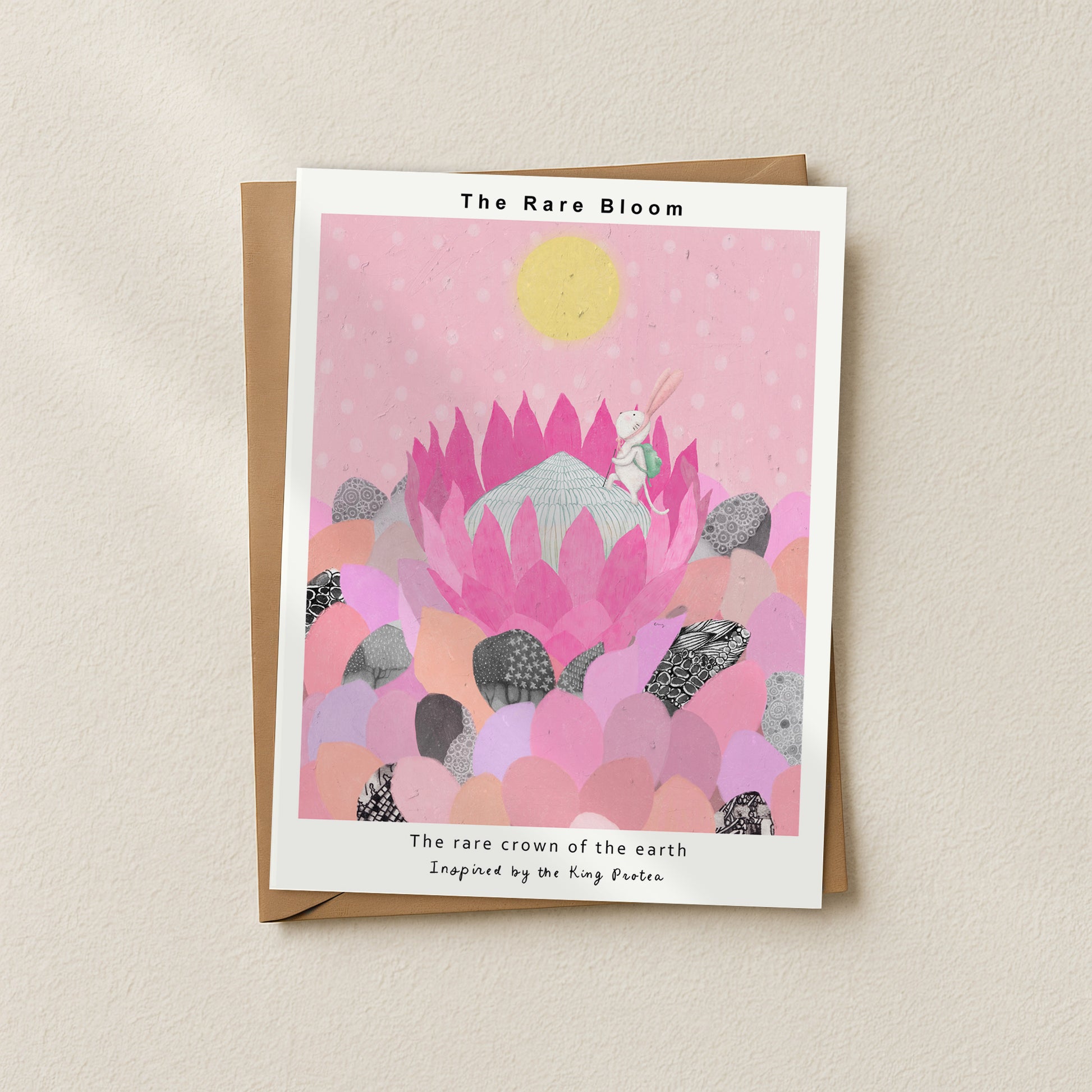 The Rare Bloom-King Protea Postcard 01