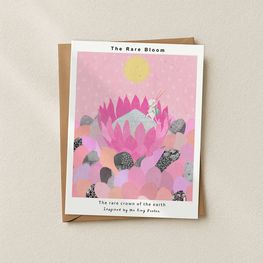 The Rare Bloom-King Protea Postcard 01