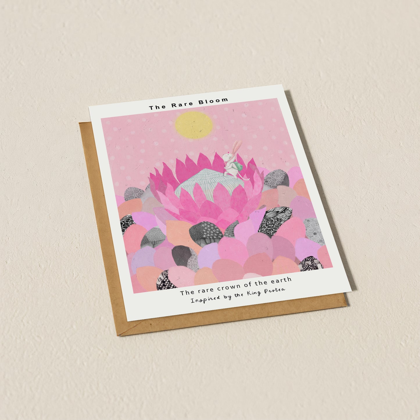 The Rare Bloom-King Protea Postcard 02