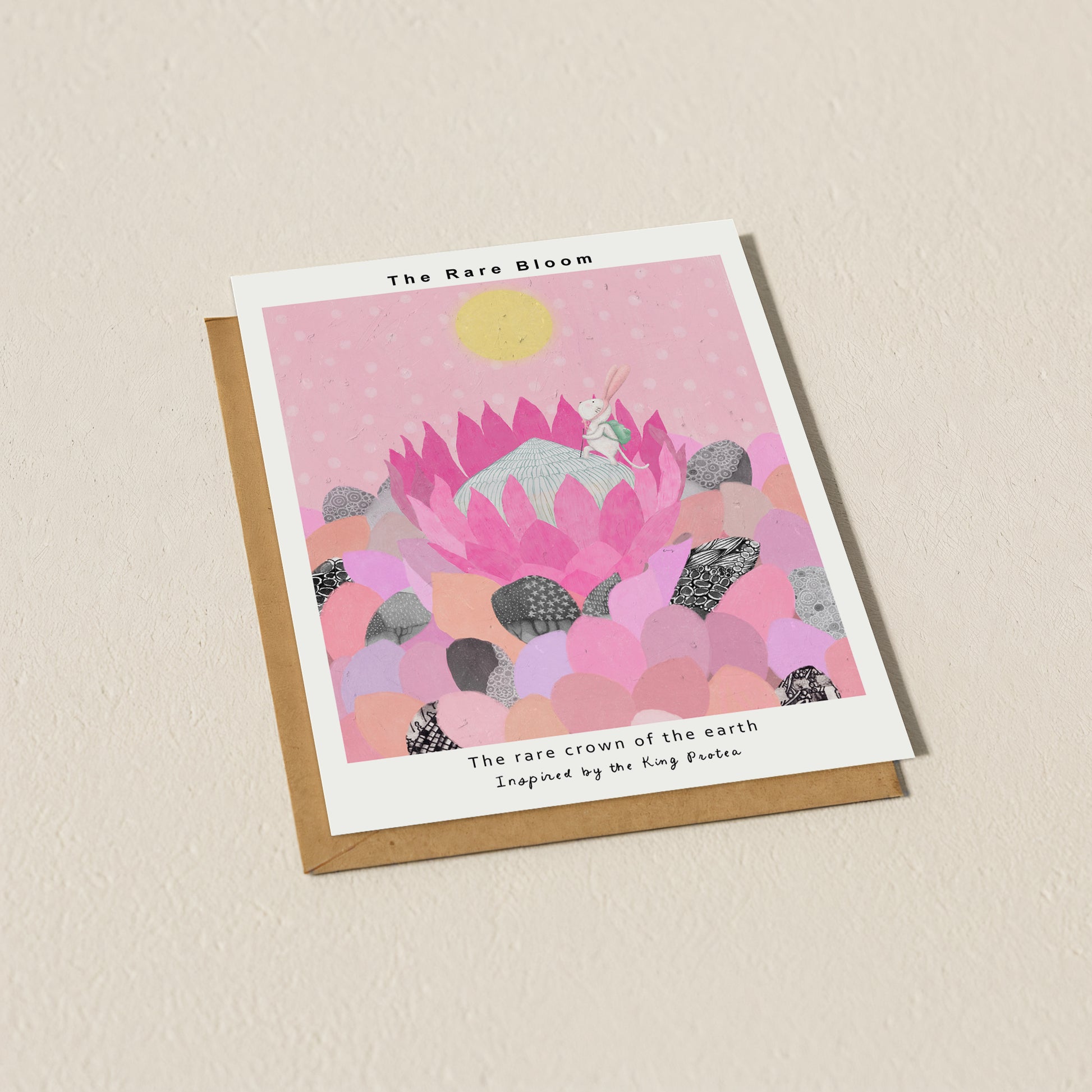 The Rare Bloom-King Protea Postcard 02