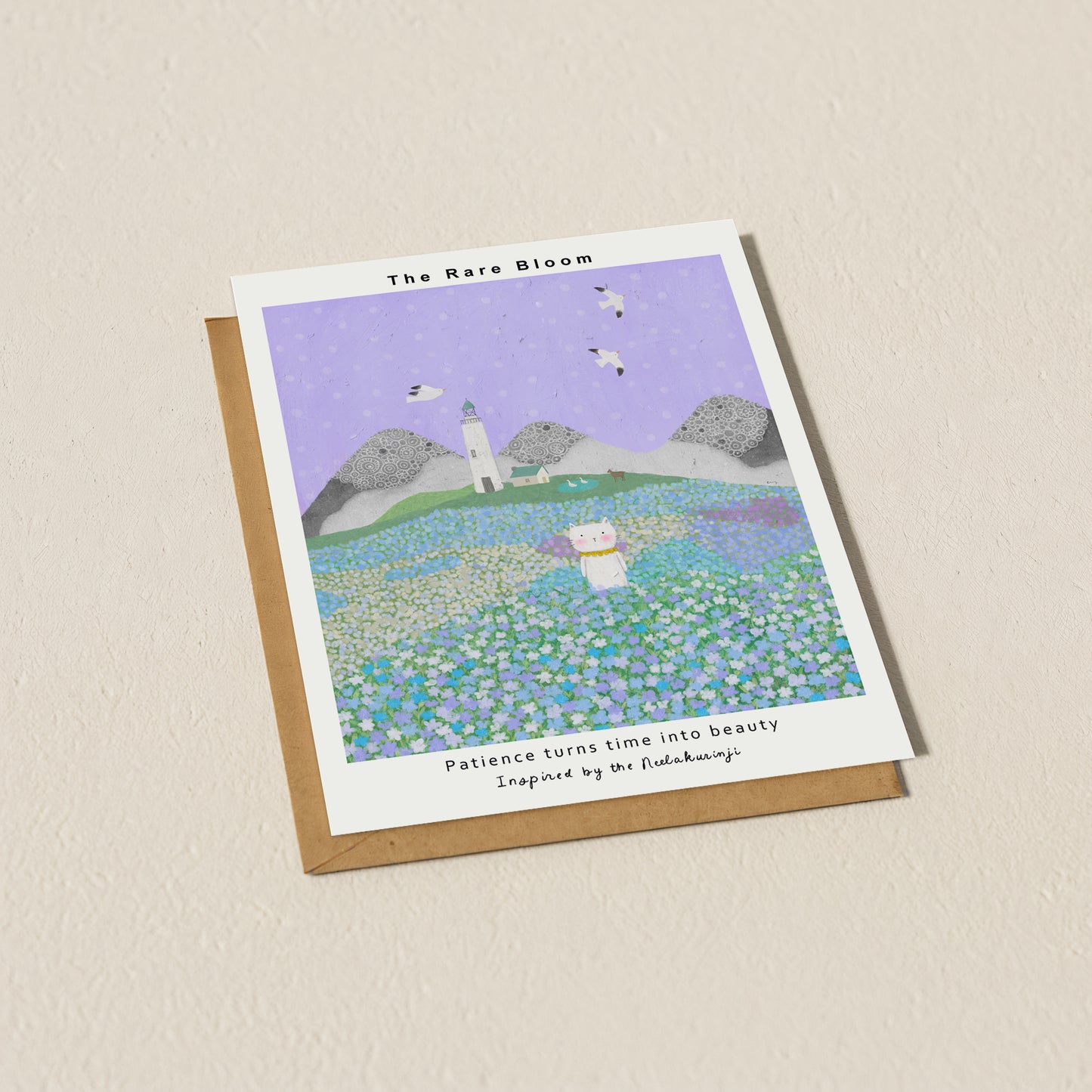 The Rare Bloom-Neelakurinji Postcard 02
