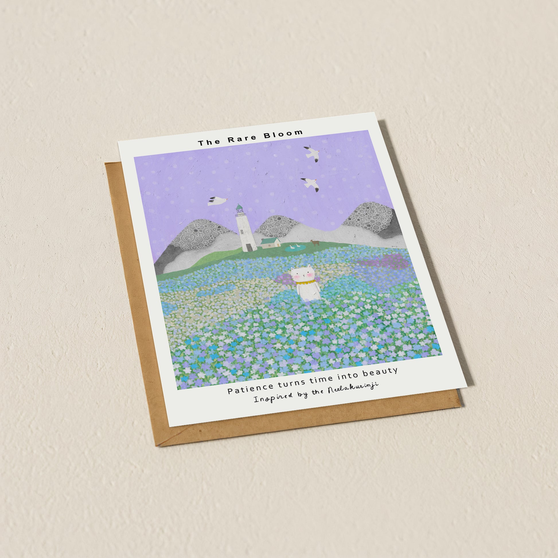 The Rare Bloom-Neelakurinji Postcard 02