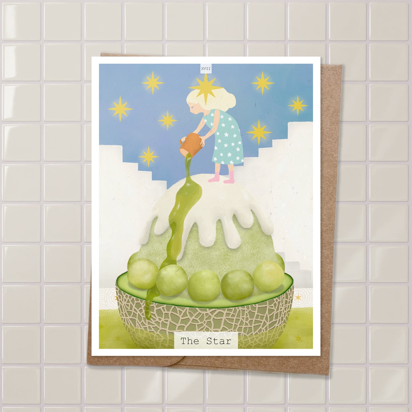 The Star 01_Titi-Tata_Tarot_Postard