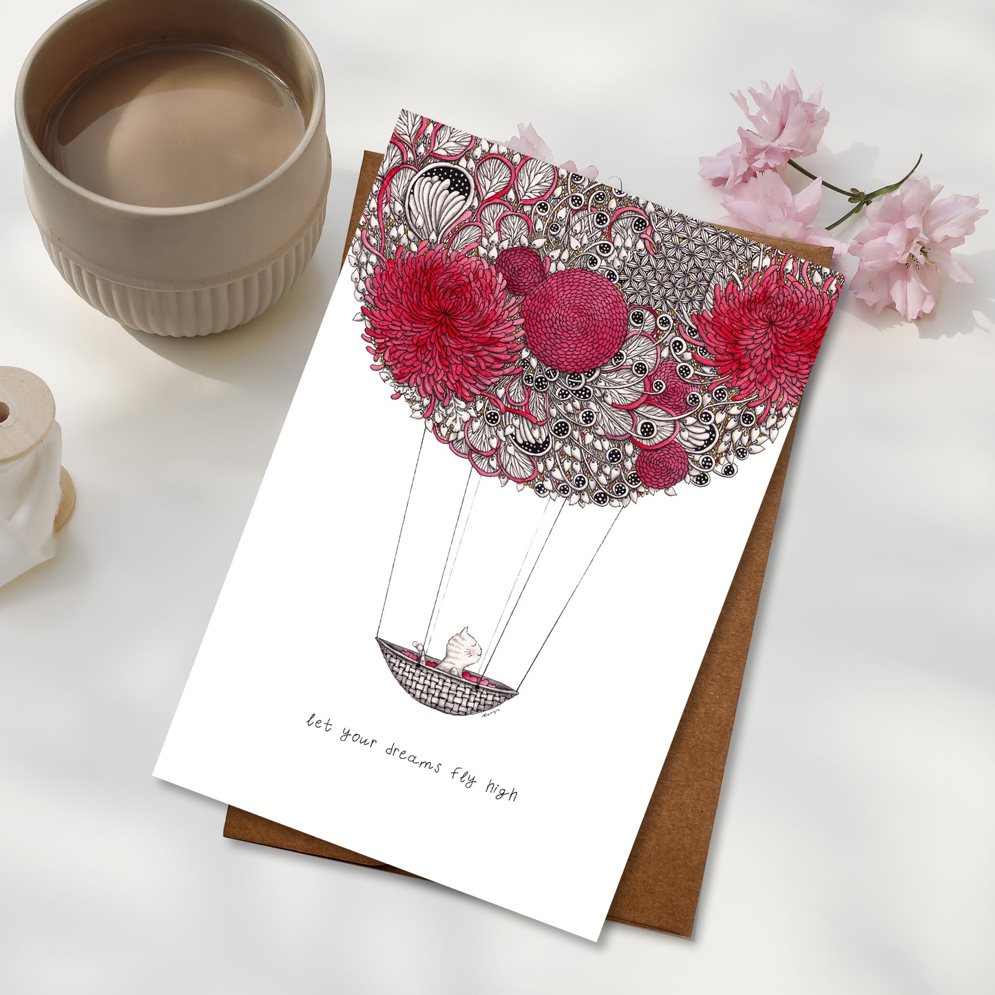Up in the sky - Postcard
