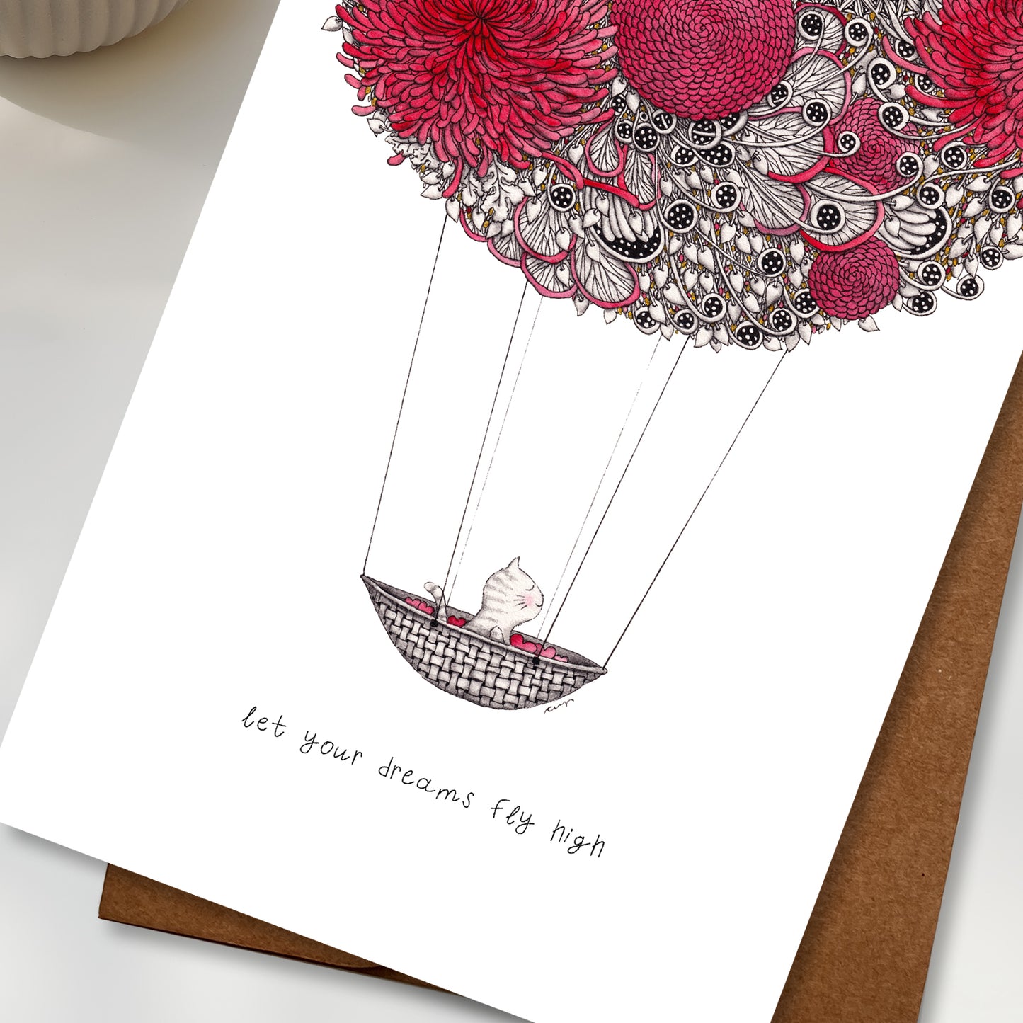 Up in the sky - Postcard
