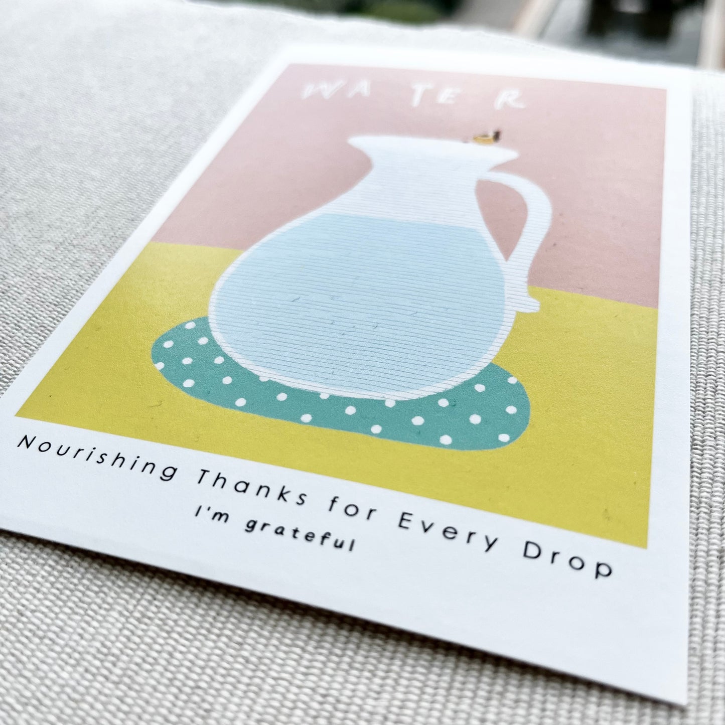 Thankful Table - Water Postcard
