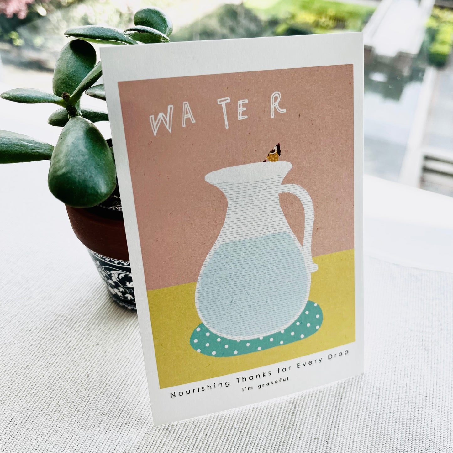 Thankful Table - Water Postcard