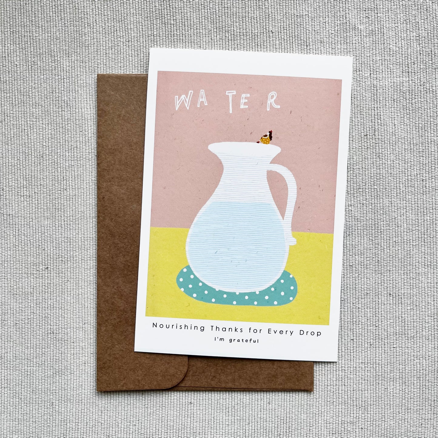 Thankful Table - Water Postcard
